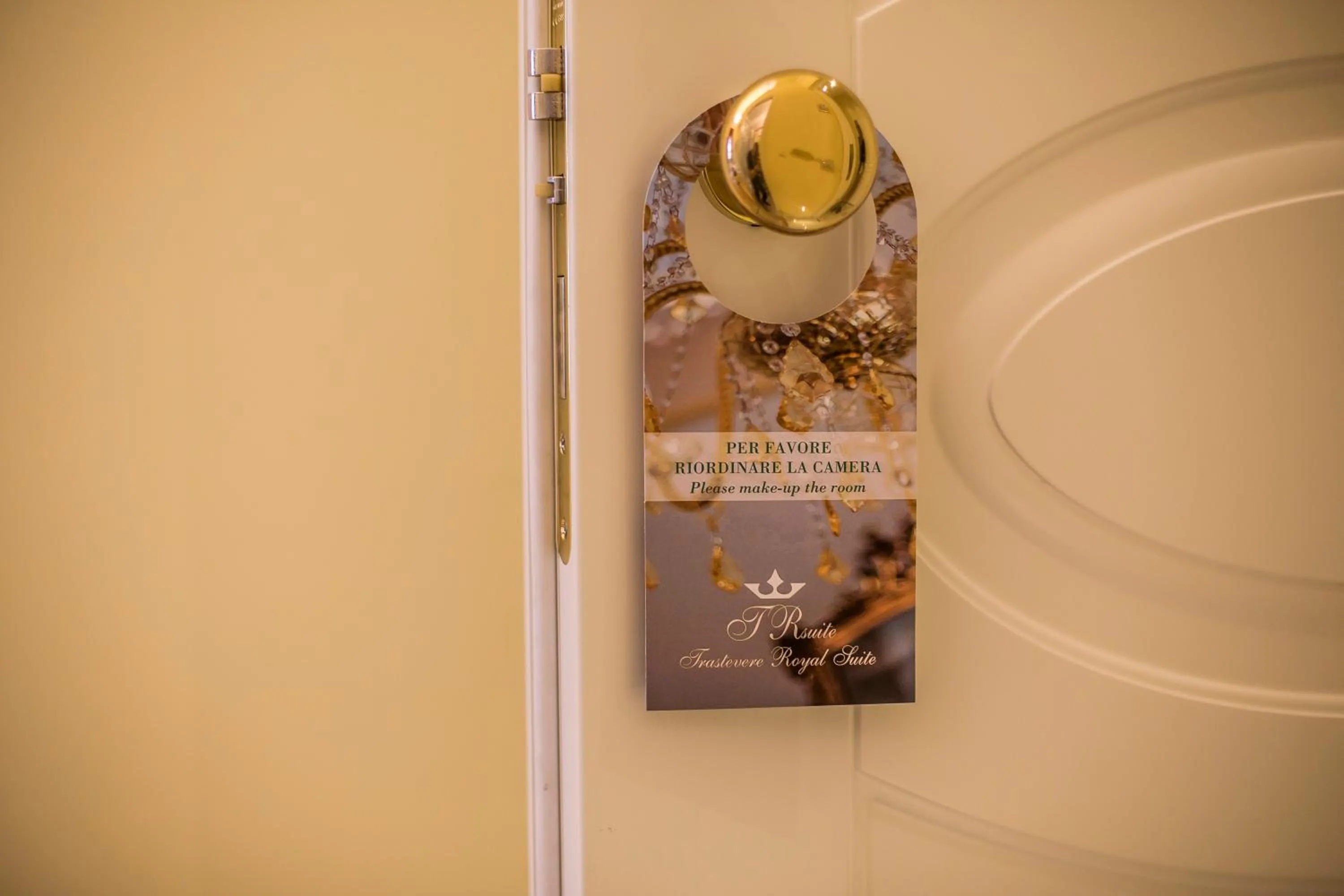 Decorative detail in Trastevere Royal Suite Trilussa