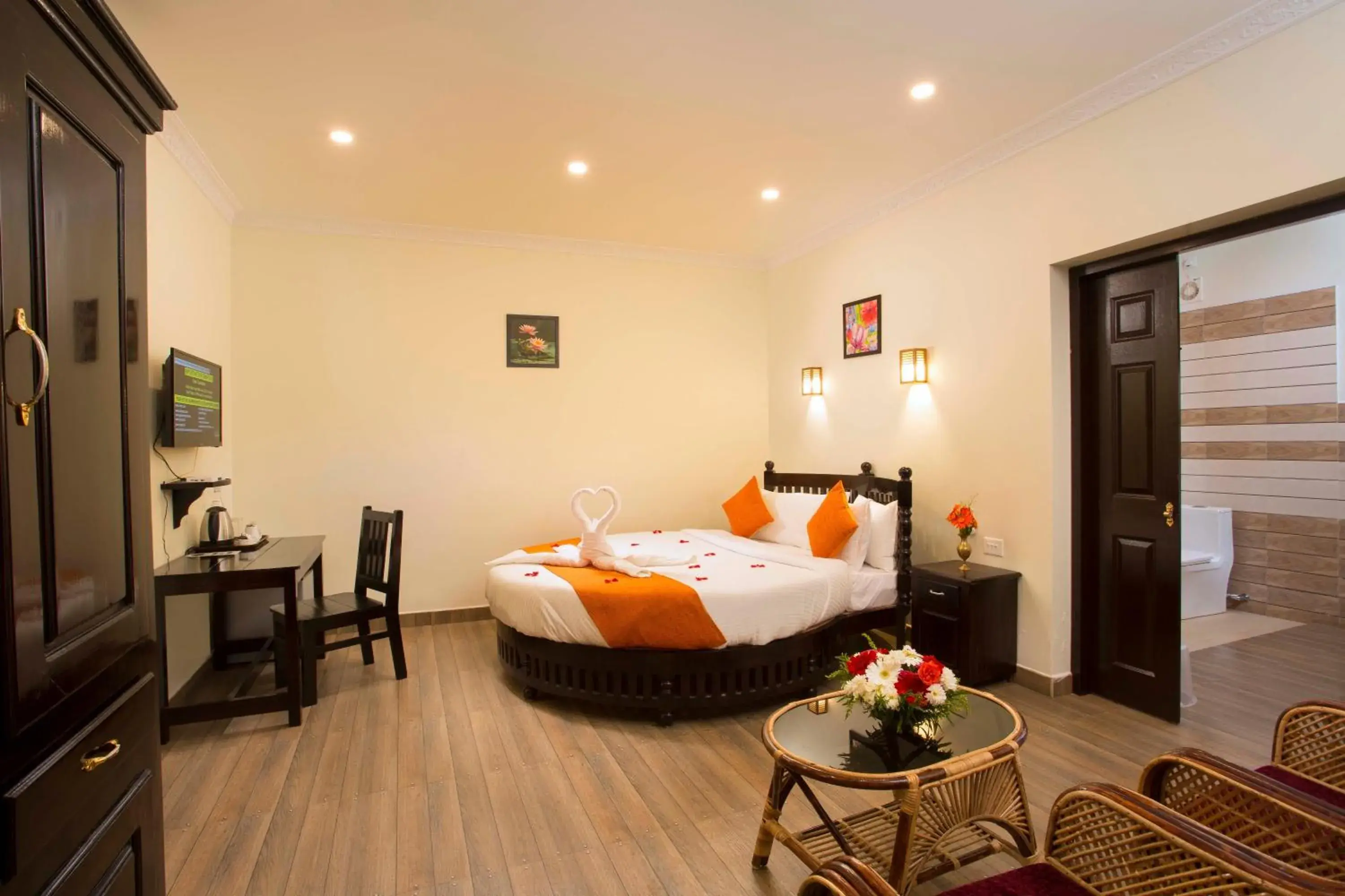 Photo of the whole room, Bed in Spices Lap, Thekkady Photo of the whole room, Bed in Spices Lap, Thekkady