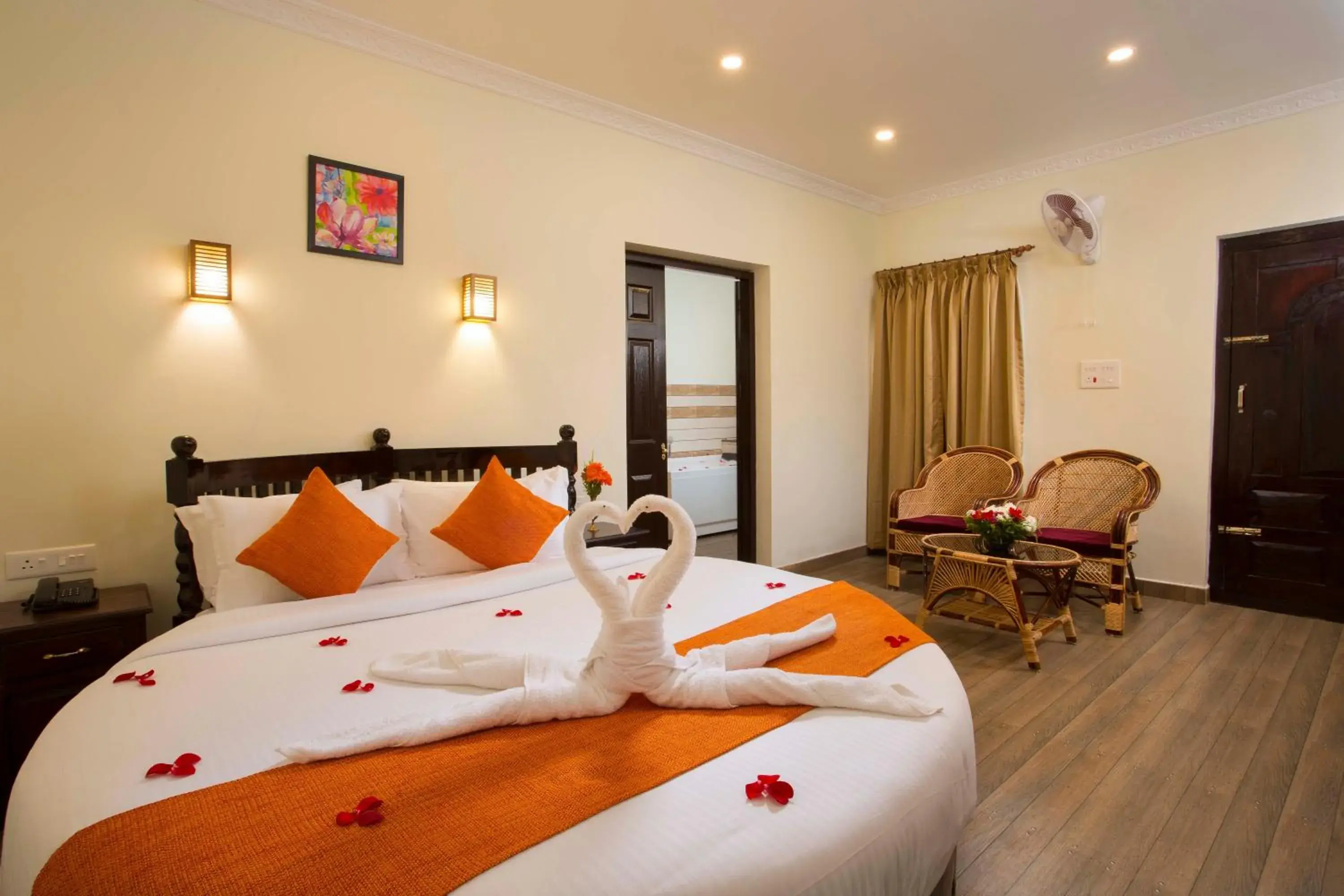 Photo of the whole room, Bed in Spices Lap, Thekkady Photo of the whole room, Bed in Spices Lap, Thekkady