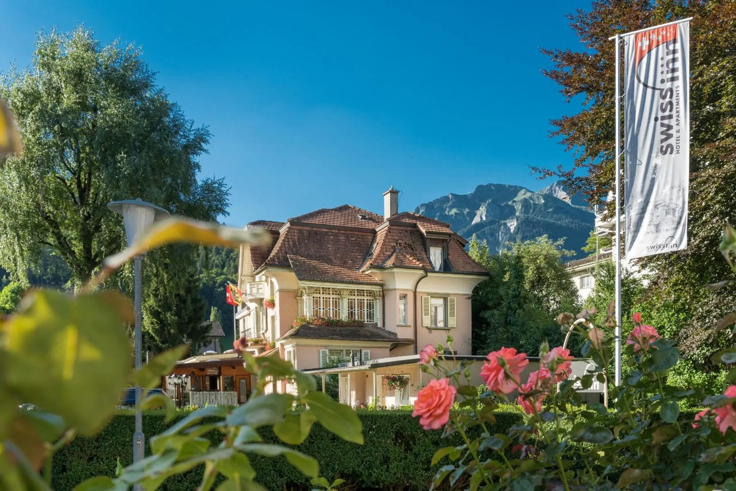 Garden view in Swiss Inn & Apartments Garden view in Swiss Inn & Apartments