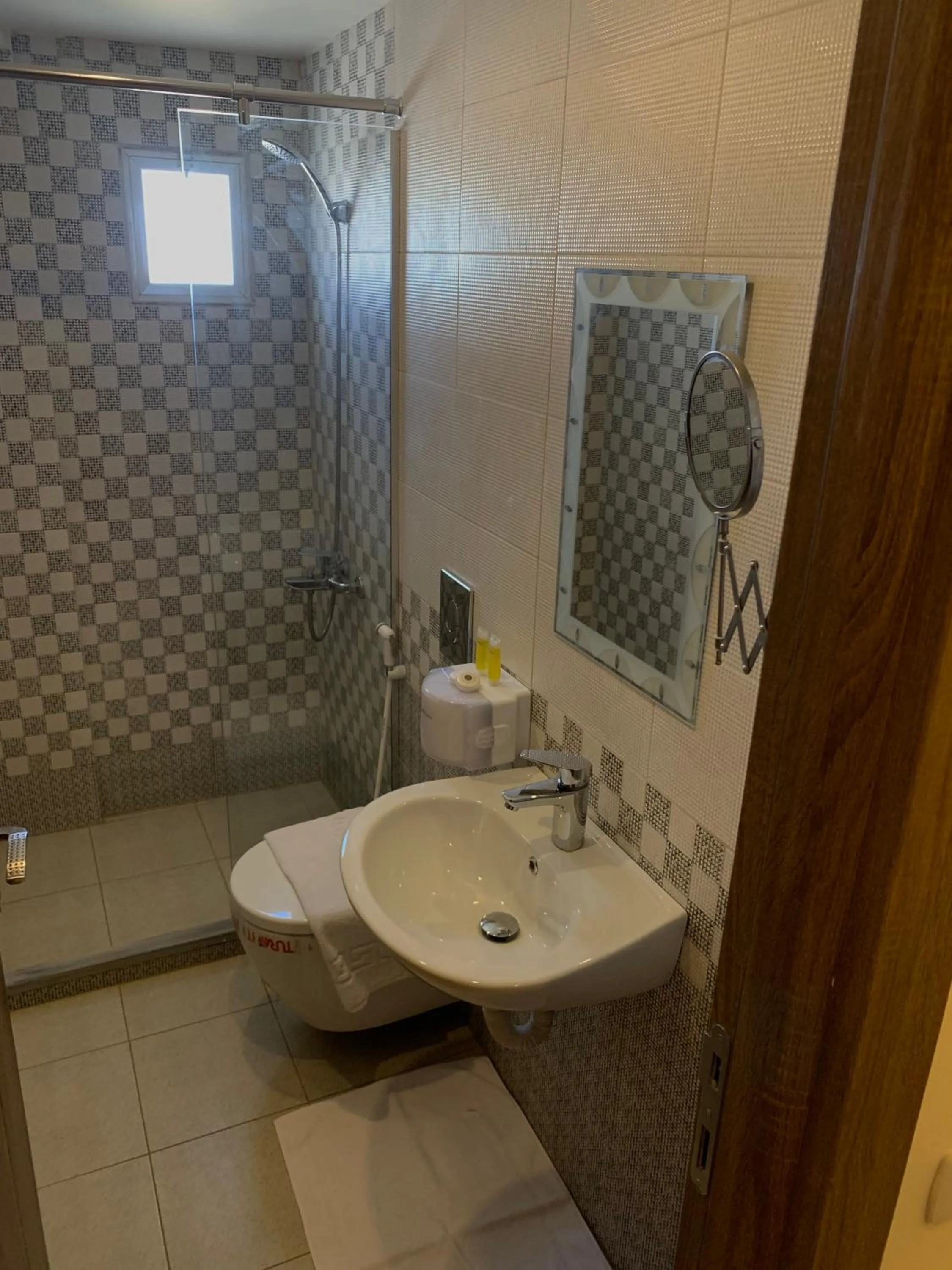 Bathroom in Petra Sky Hotel