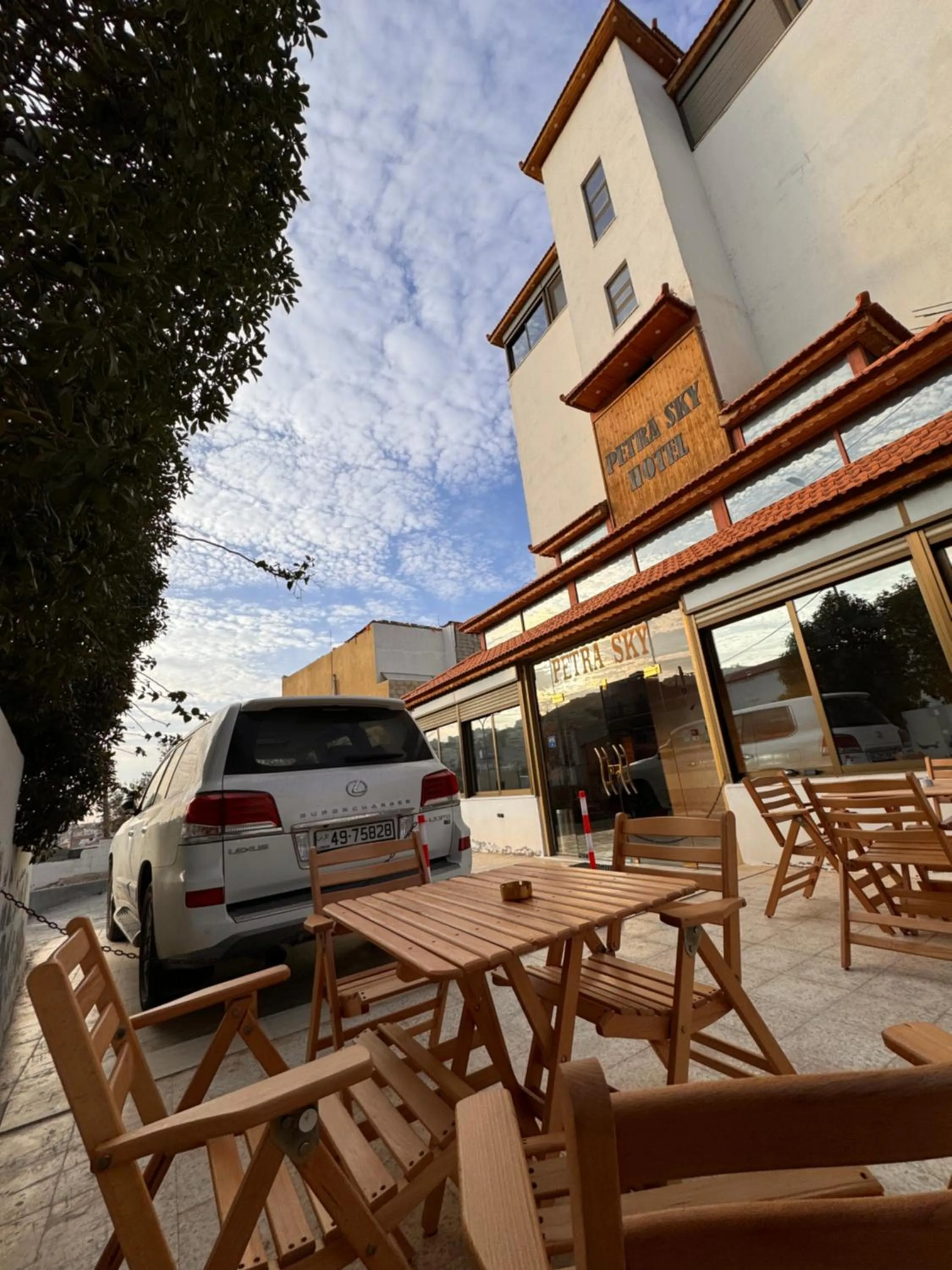 Property building in Petra Sky Hotel