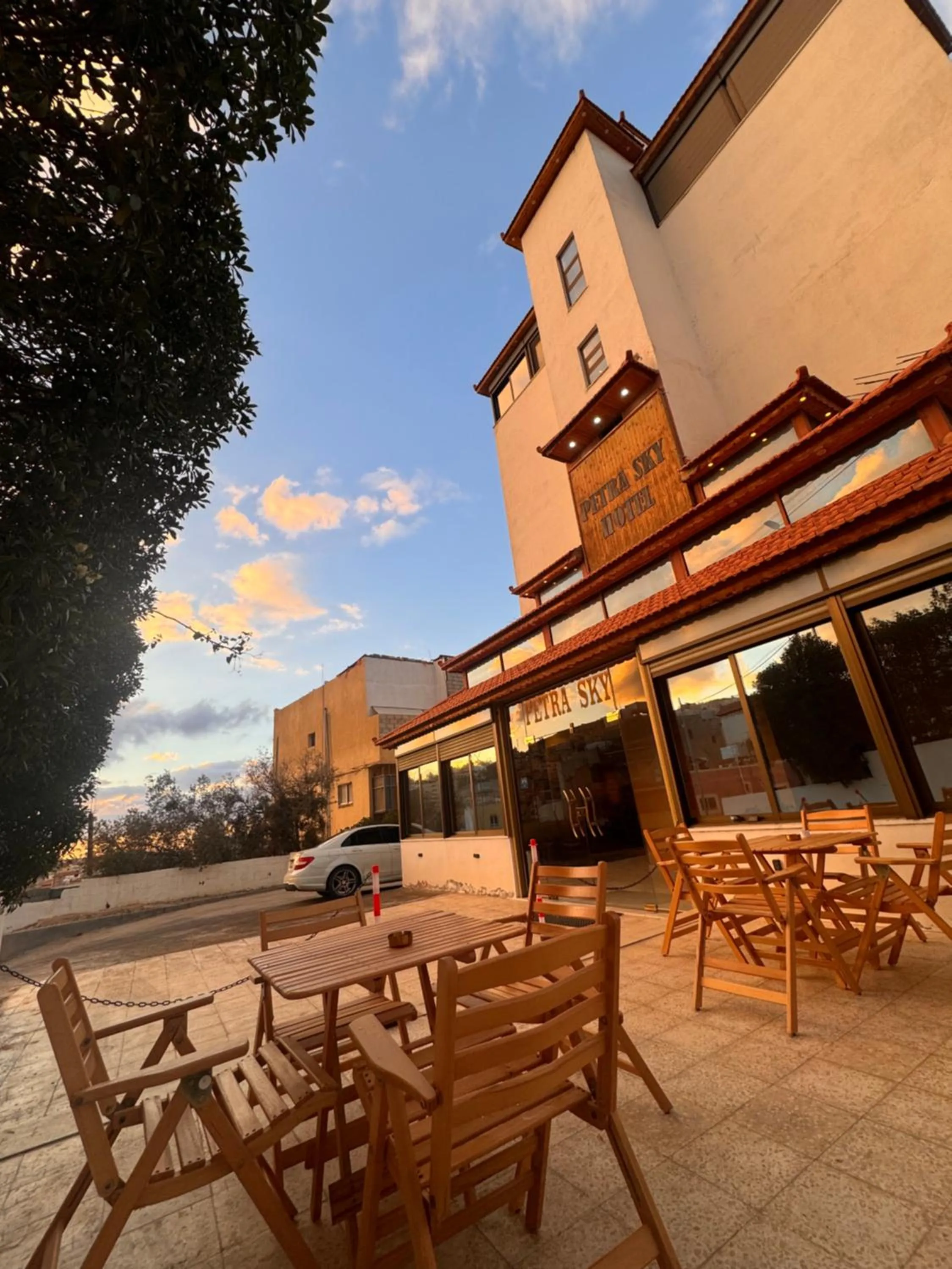 Property building in Petra Sky Hotel