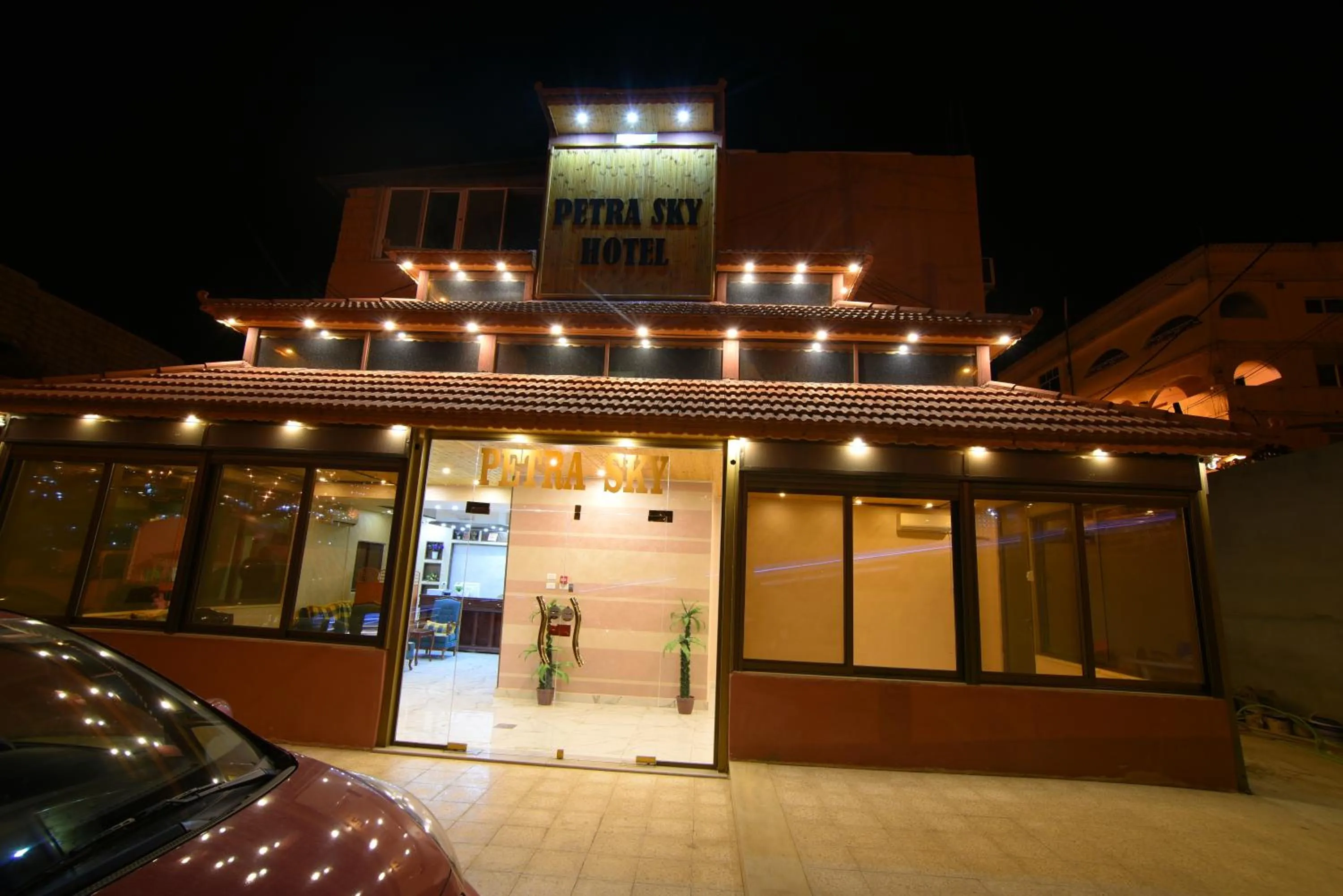 Property building in Petra Sky Hotel
