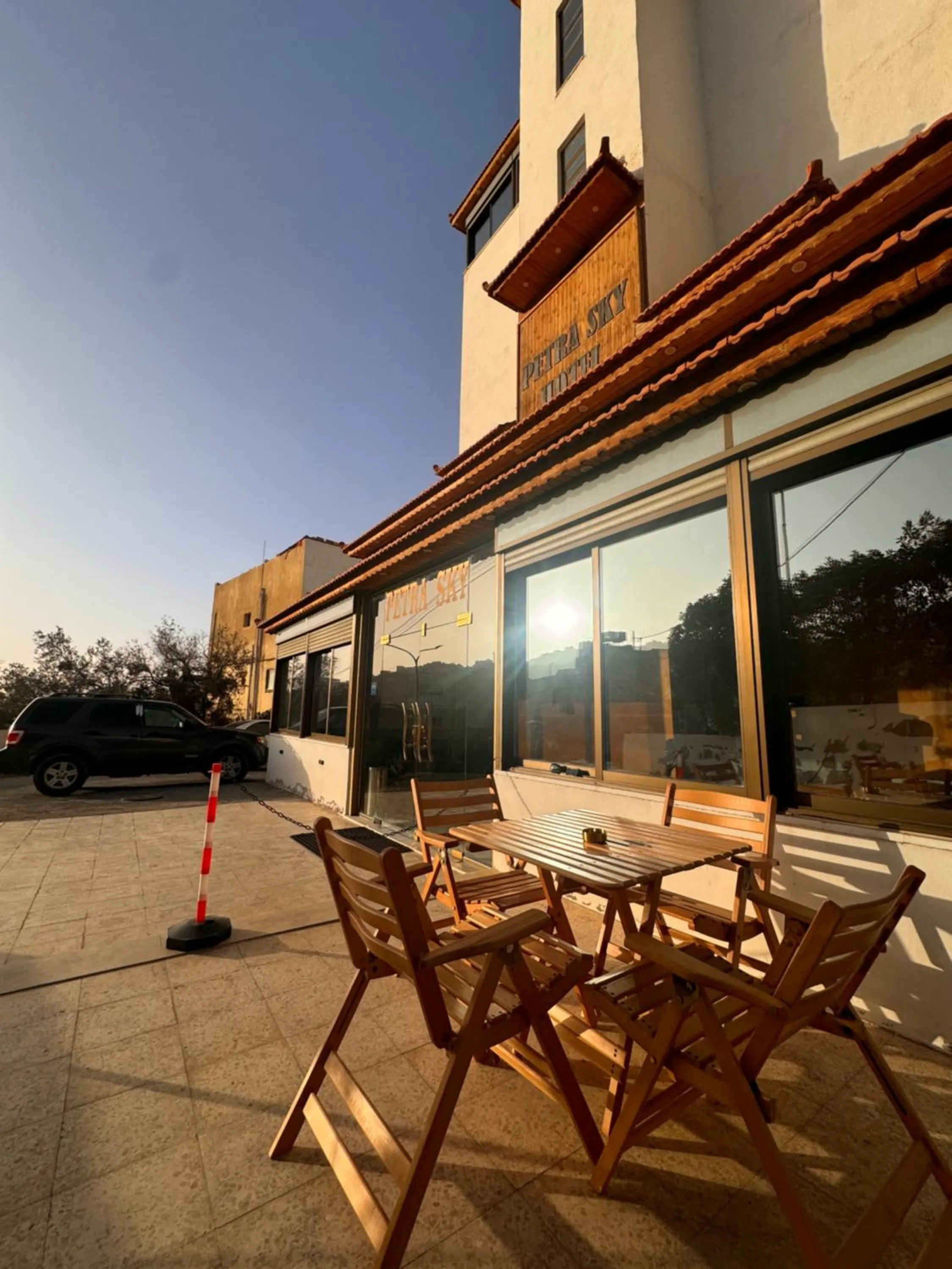 Property building in Petra Sky Hotel