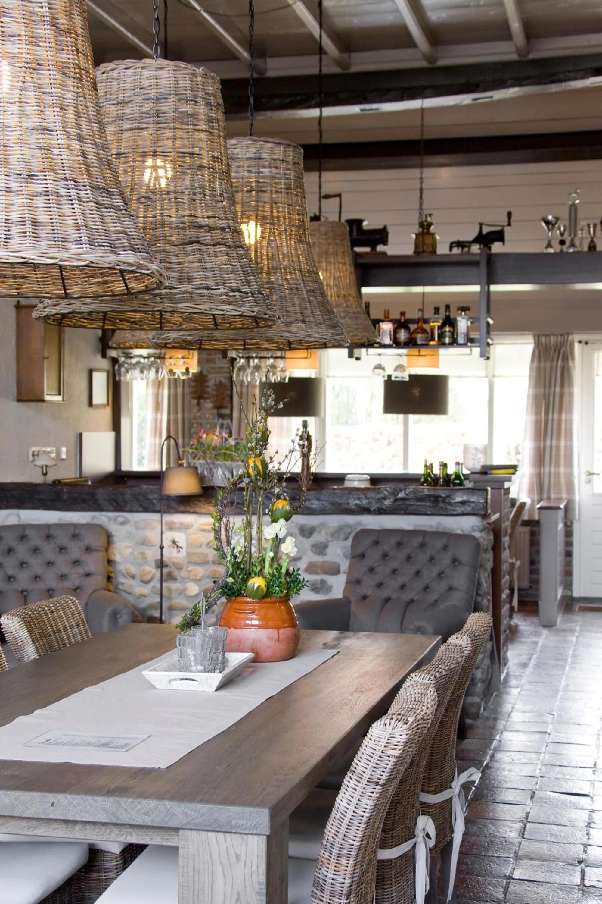 Communal lounge/ TV room in Hotel Hoeve de Plei