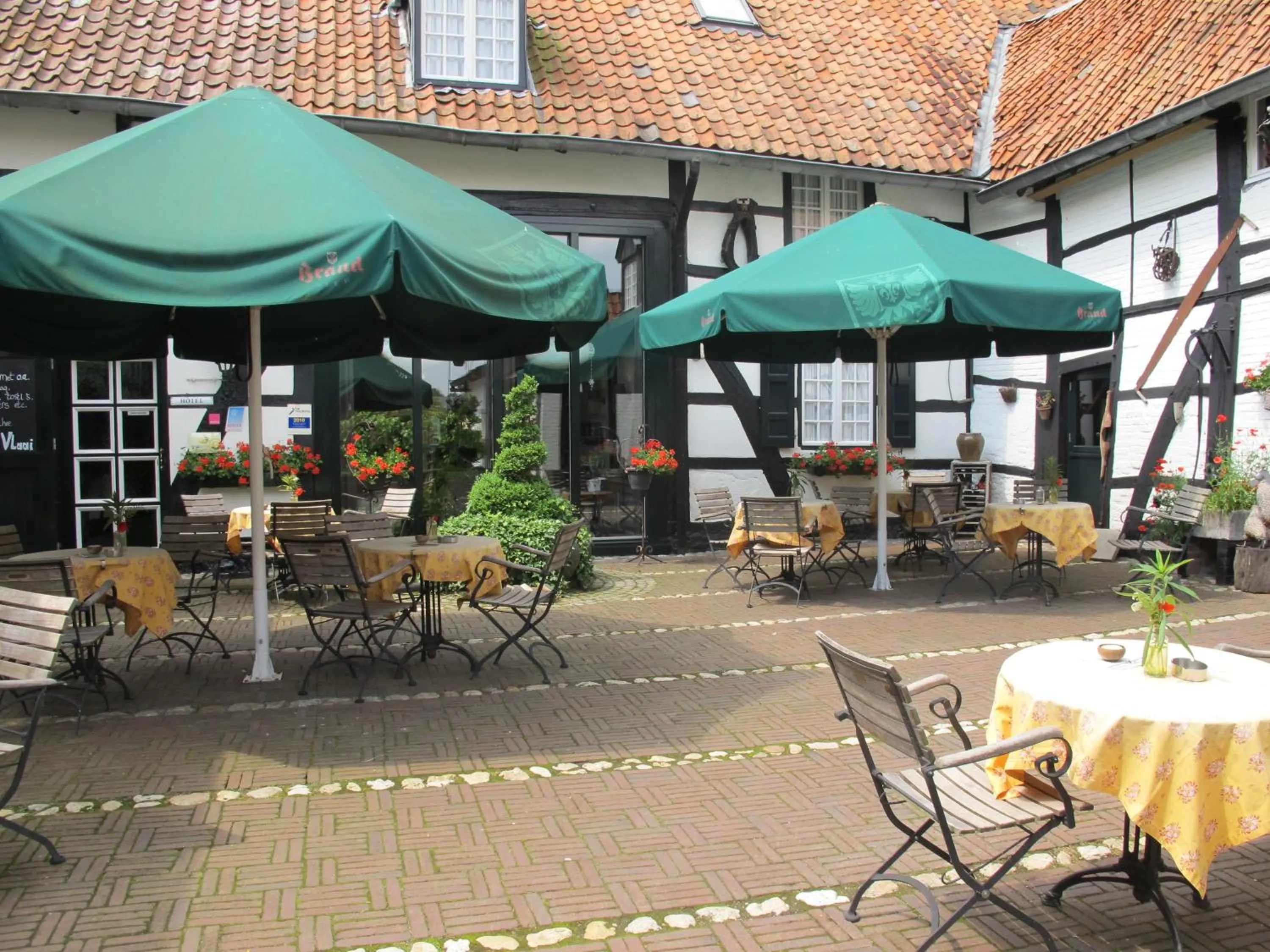 Patio in Hotel Hoeve de Plei