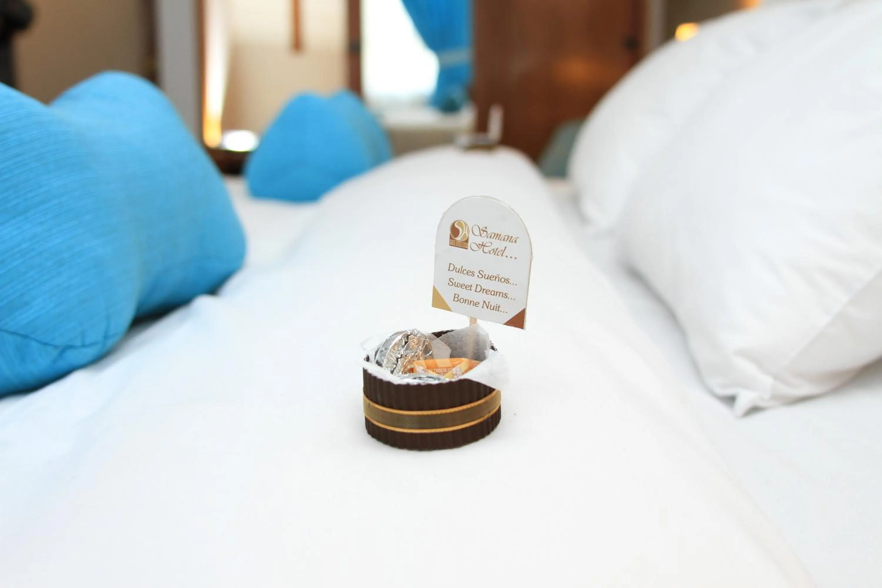 Decorative detail, Bed in Samana Hotel