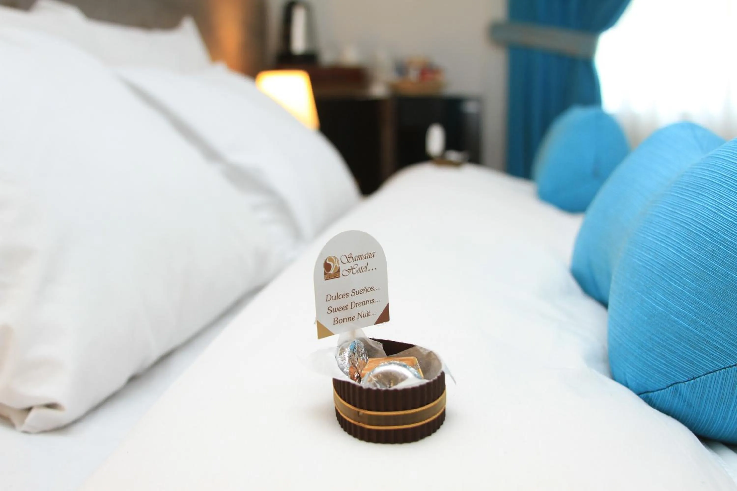 Decorative detail, Bed in Samana Hotel