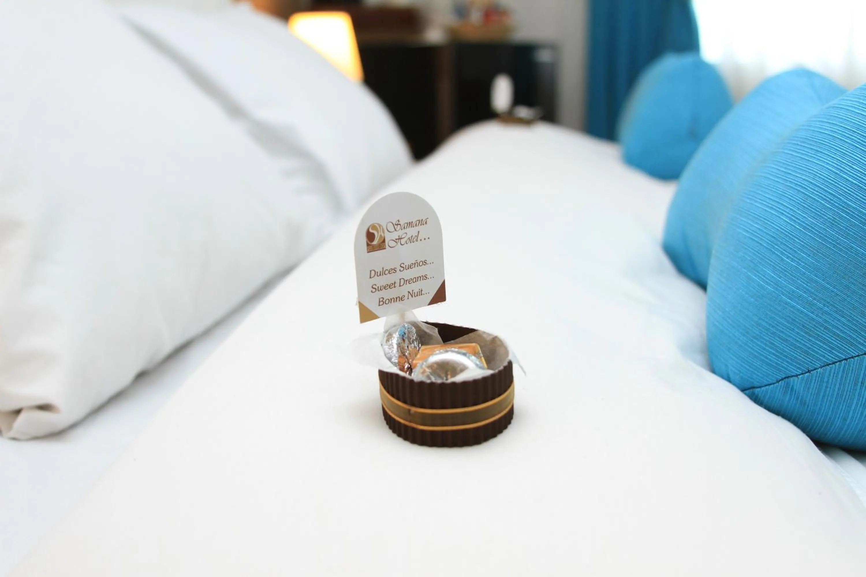 Decorative detail, Bed in Samana Hotel