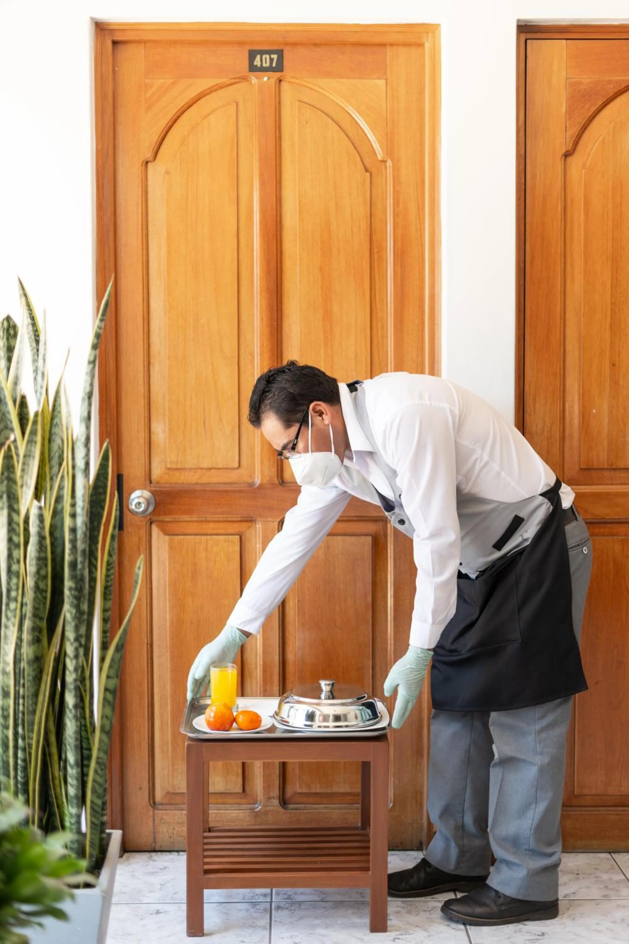 Staff in Samana Hotel