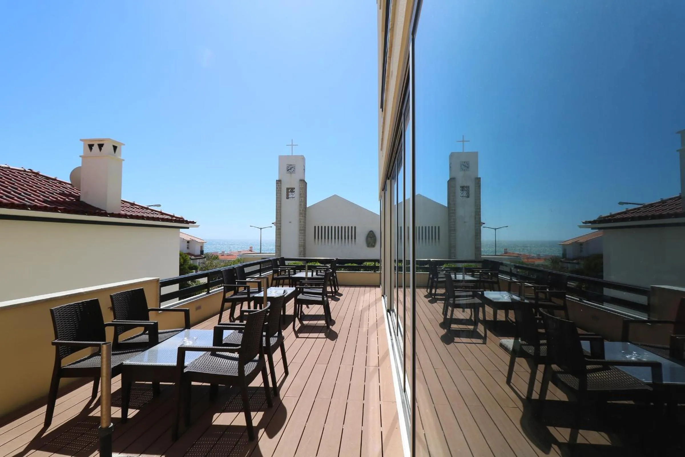 Balcony/Terrace in Hotel Miramar - São Pedro de Moel