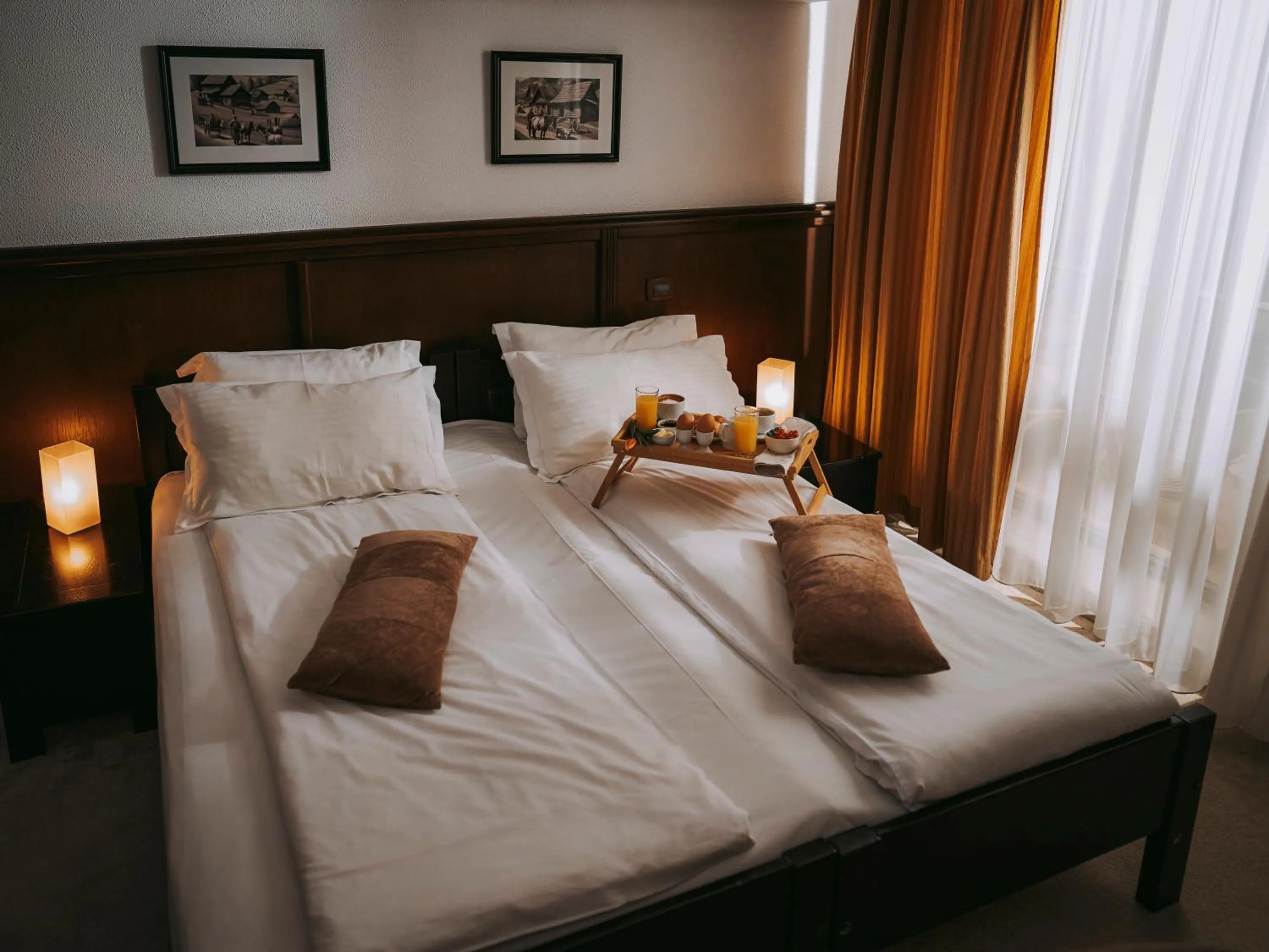 Bed in Hotel & Restaurant Sofia