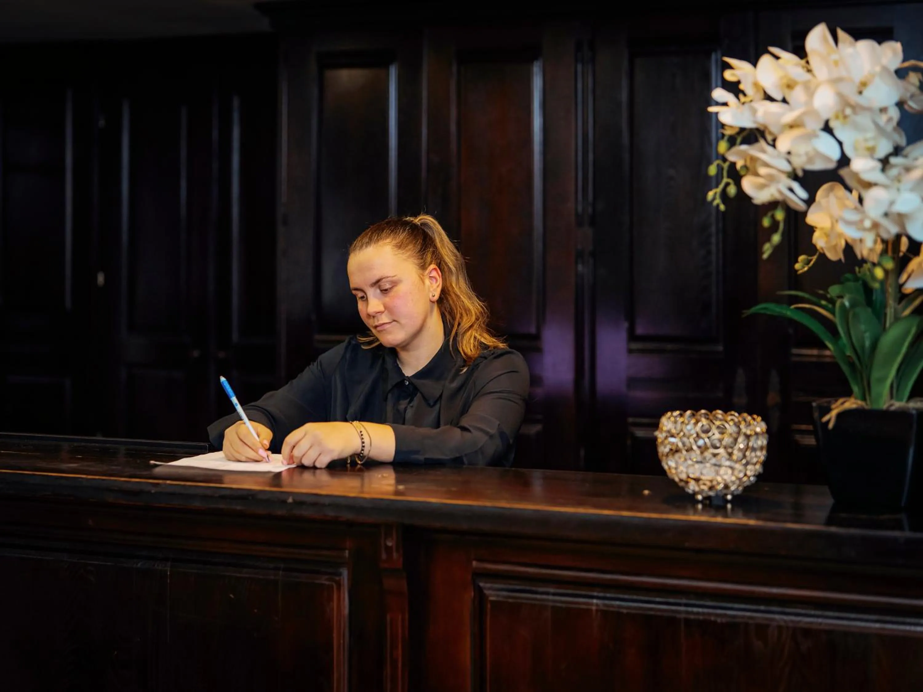 Lobby or reception in Hotel & Restaurant Sofia