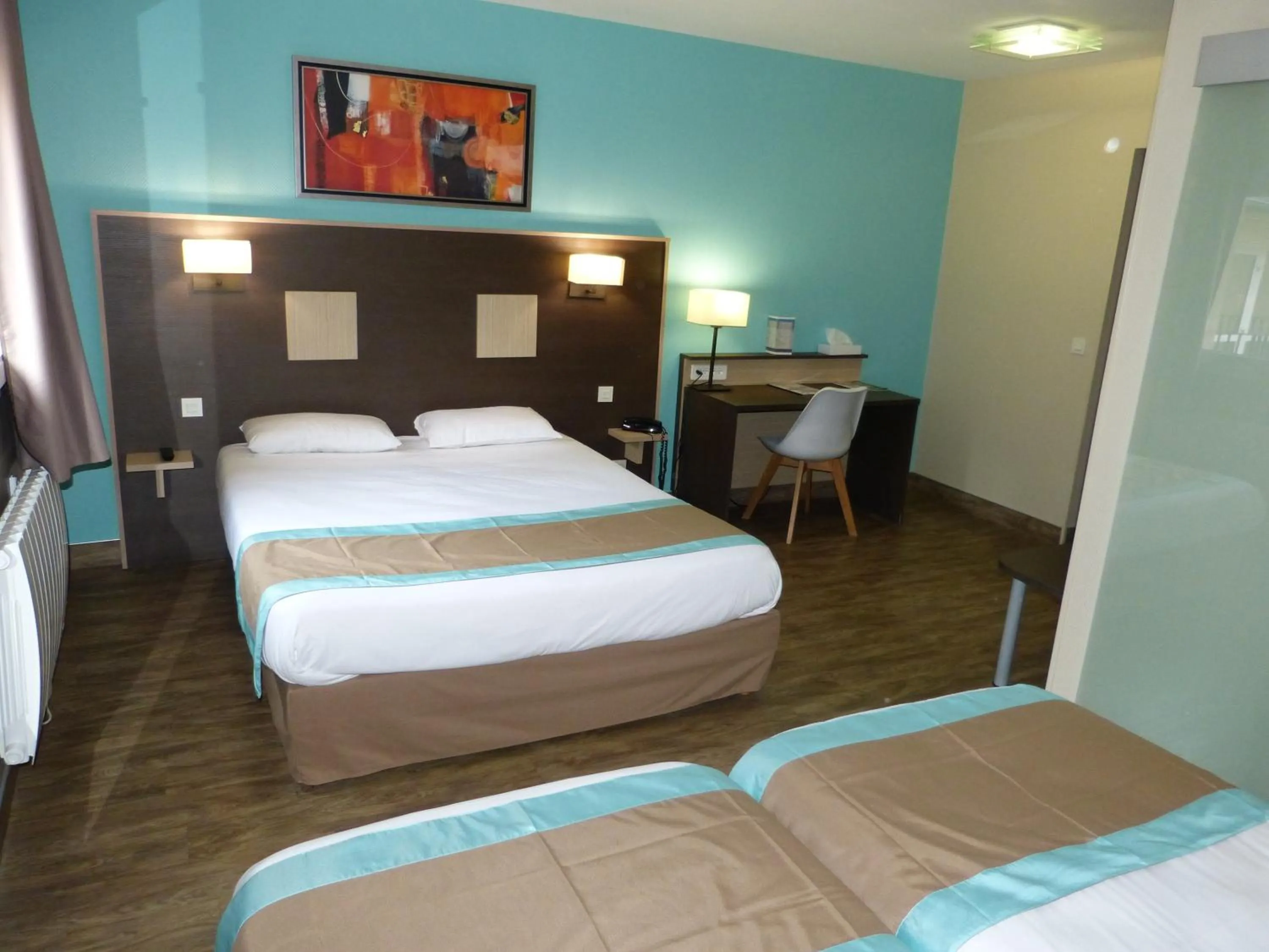 Bedroom, Bed in Hotel ARBOR - Les Hunaudieres - Le Mans Sud - Mulsanne