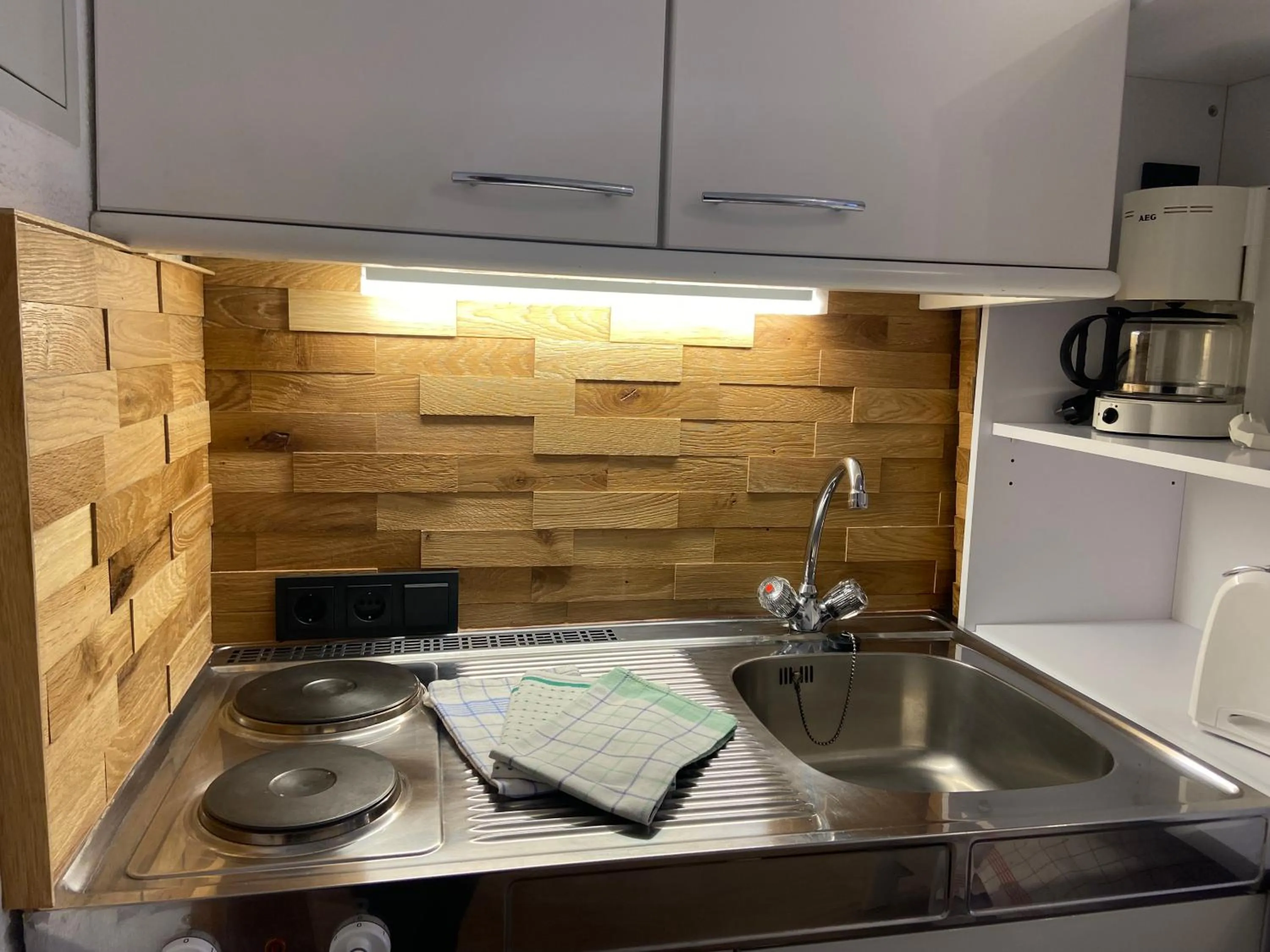 Kitchen or kitchenette in Haus Kristina