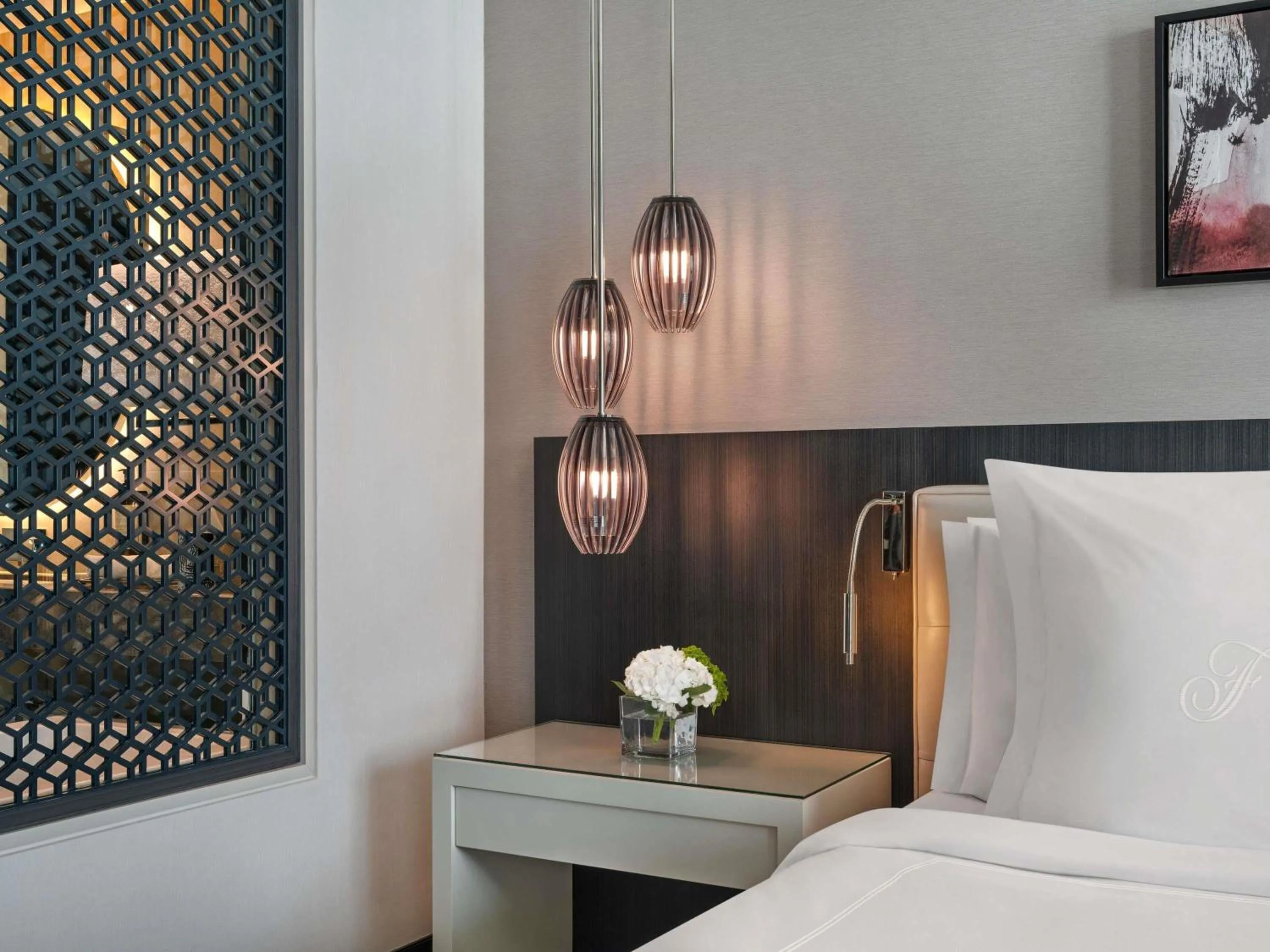 Bedroom, Bed in Fairmont Riyadh