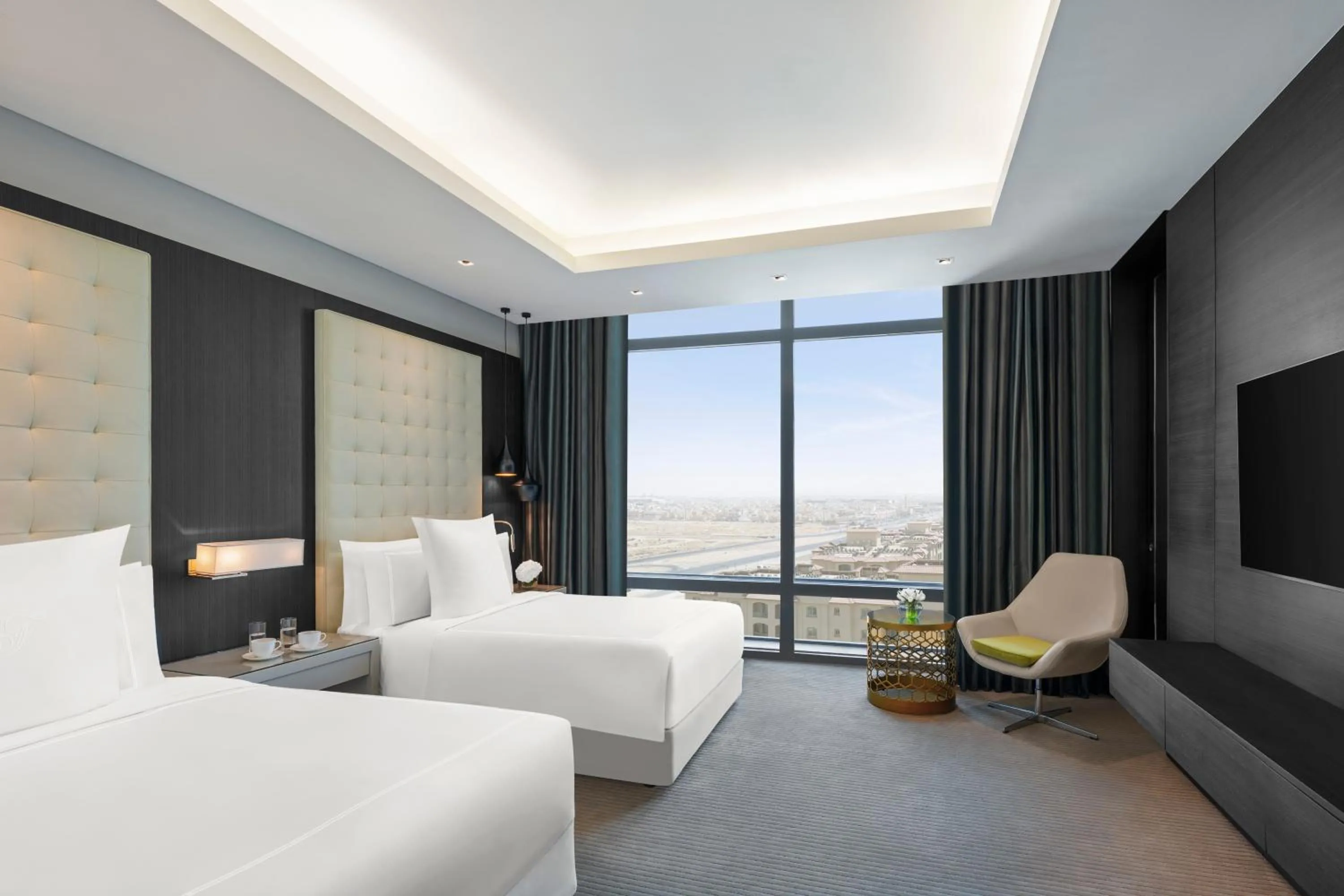 Bed in Fairmont Riyadh