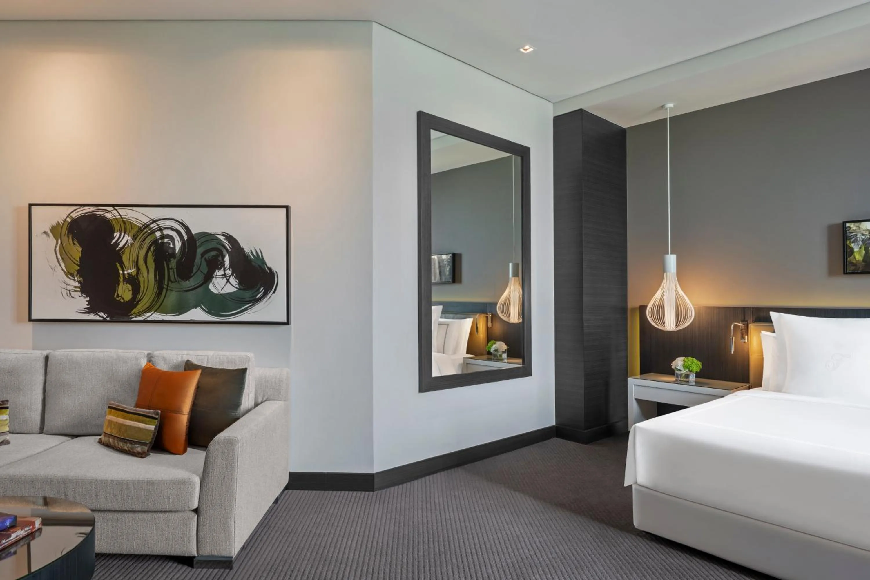 Bed in Fairmont Riyadh