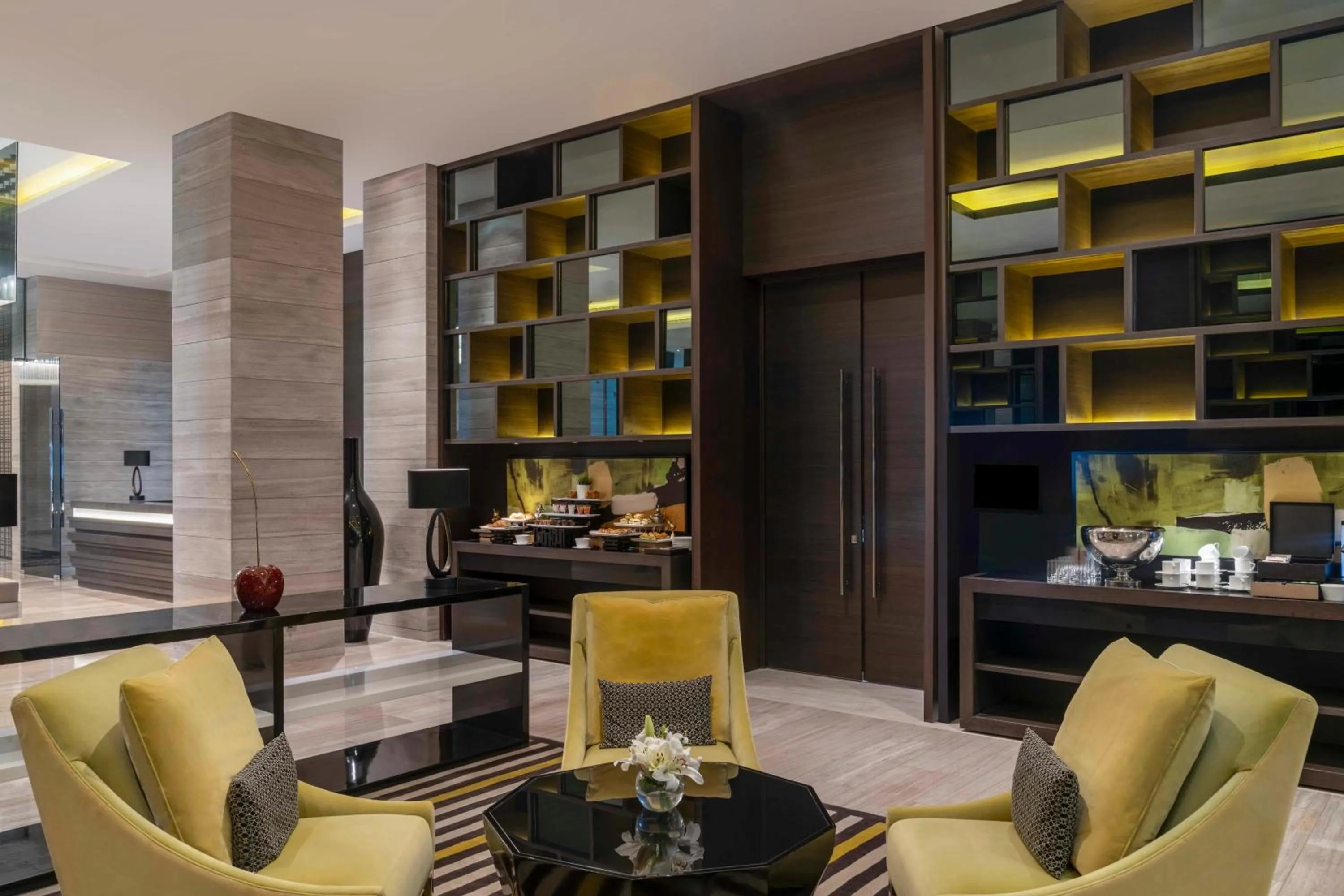 Seating area in Fairmont Riyadh