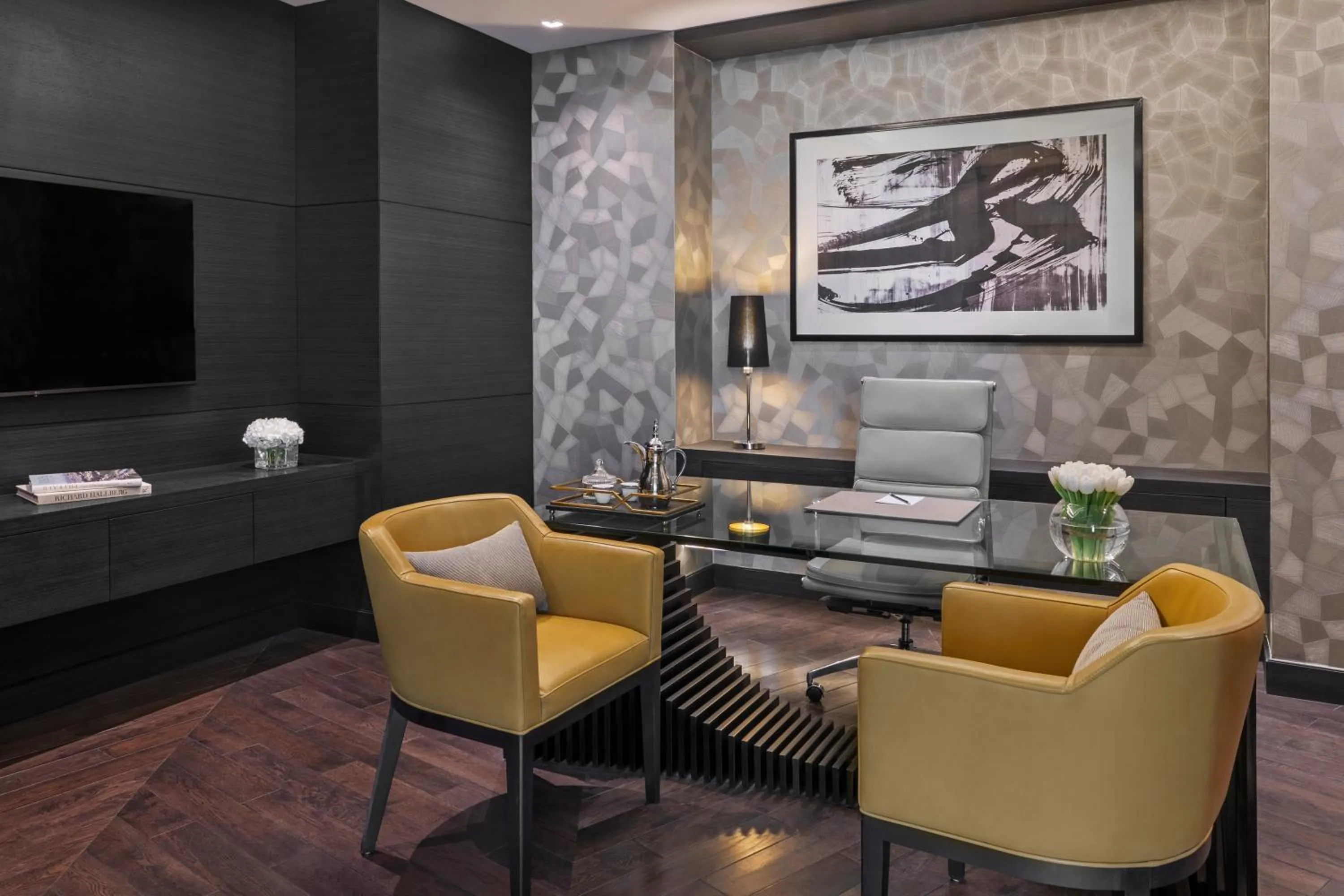 Seating area in Fairmont Riyadh