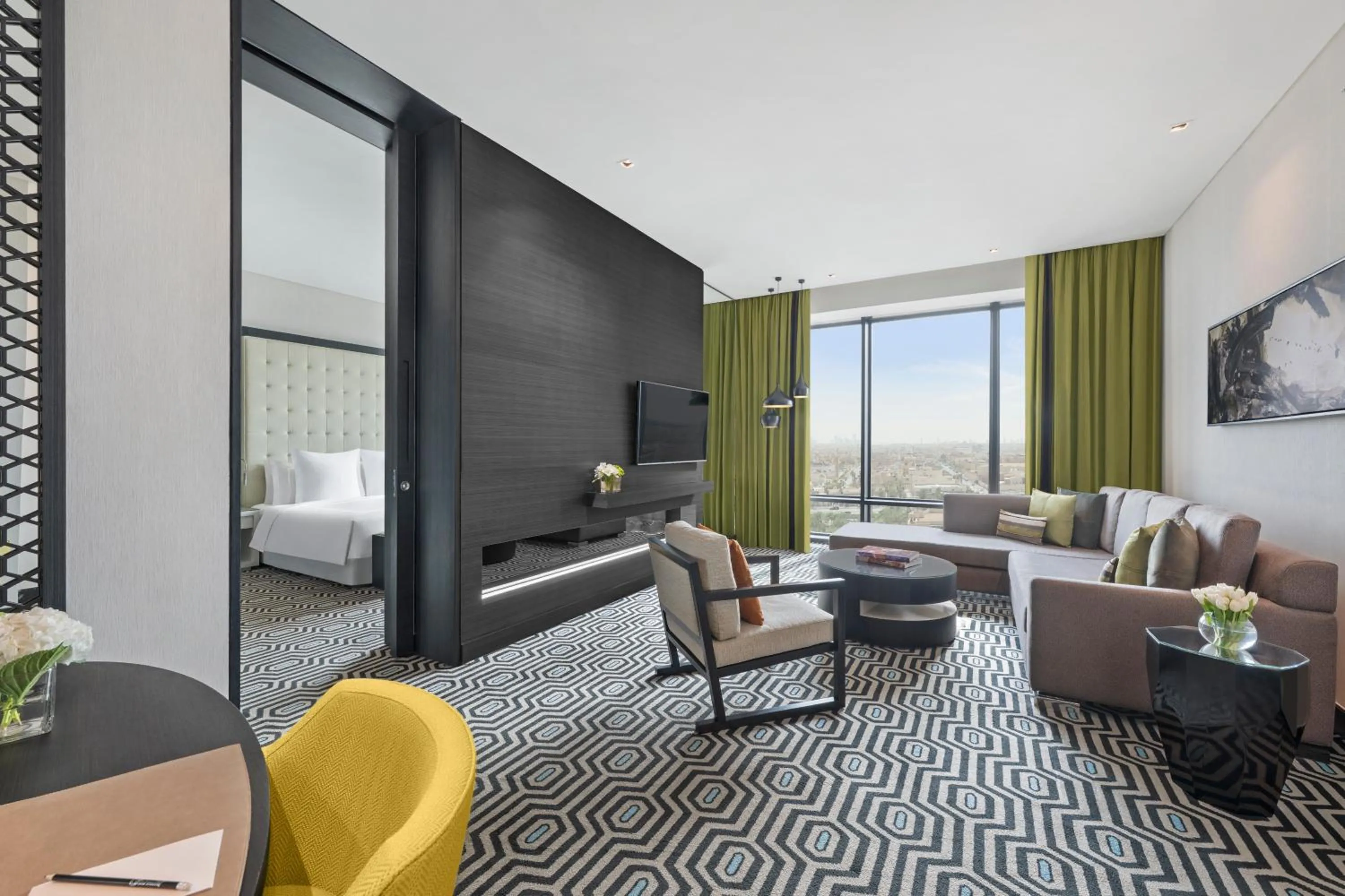 Bed in Fairmont Riyadh