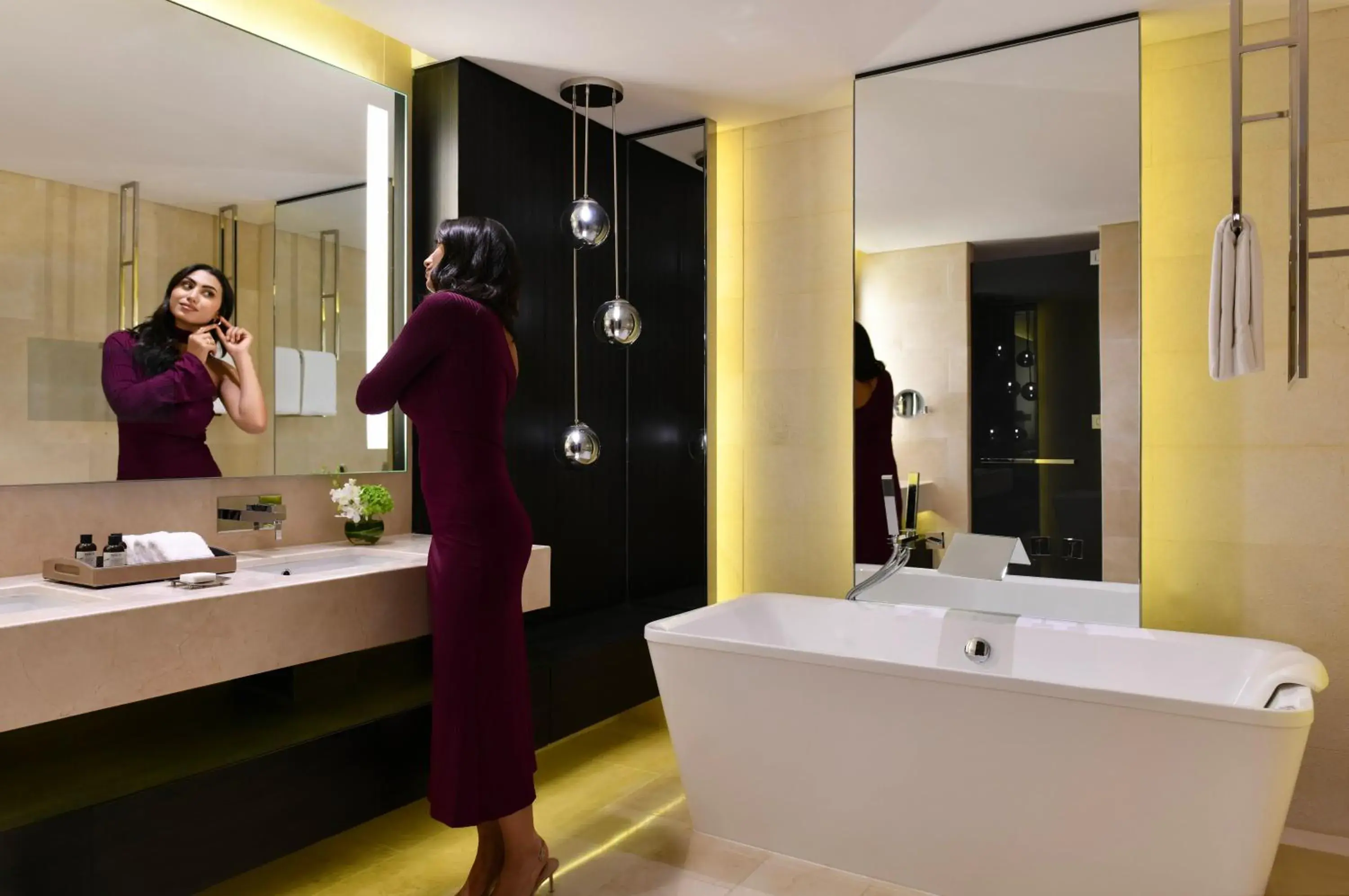 Bathroom in Fairmont Riyadh Bathroom in Fairmont Riyadh