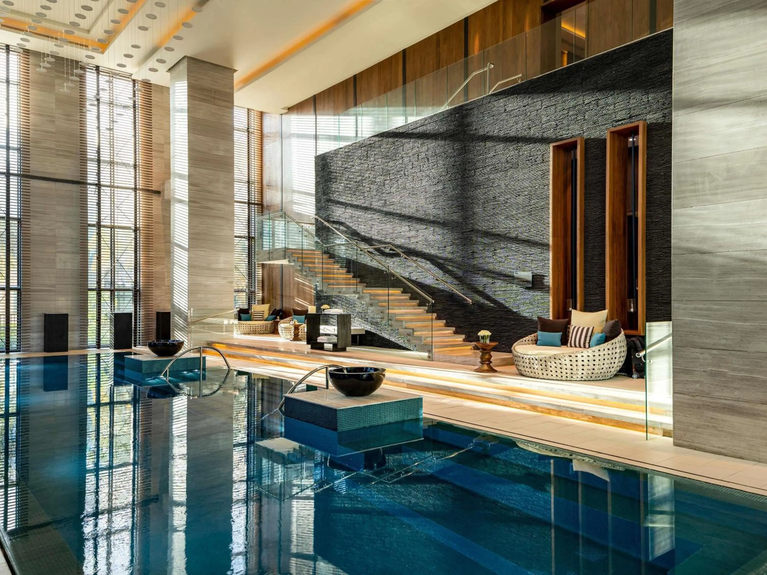 Pool view in Fairmont Riyadh