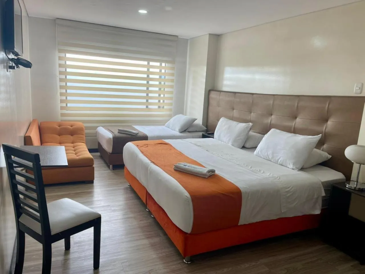 Bed in Hotel Business Center International