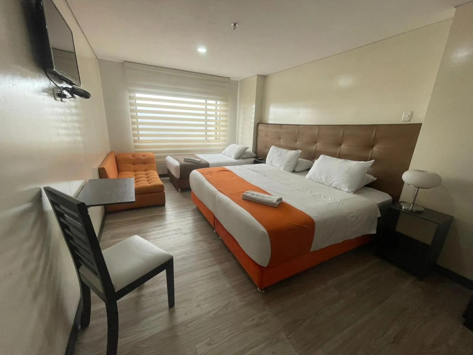 Bed in Hotel Business Center International
