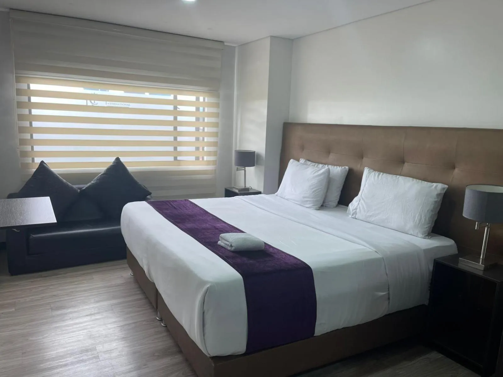 Bed in Hotel Business Center International
