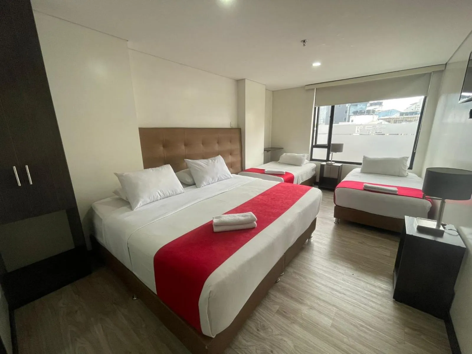 Bed in Hotel Business Center International