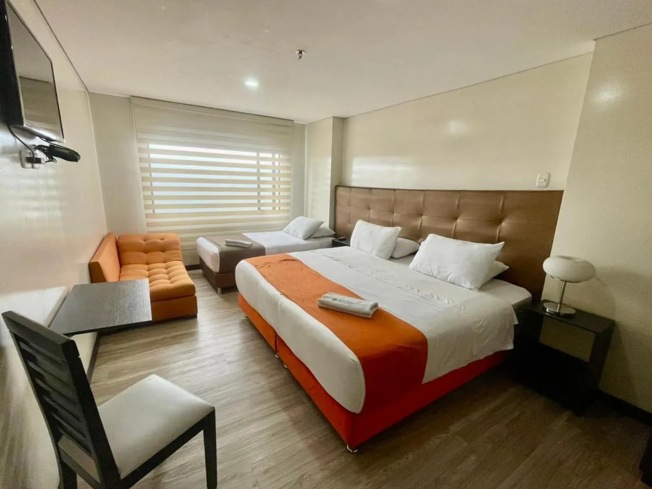 Bed in Hotel Business Center International