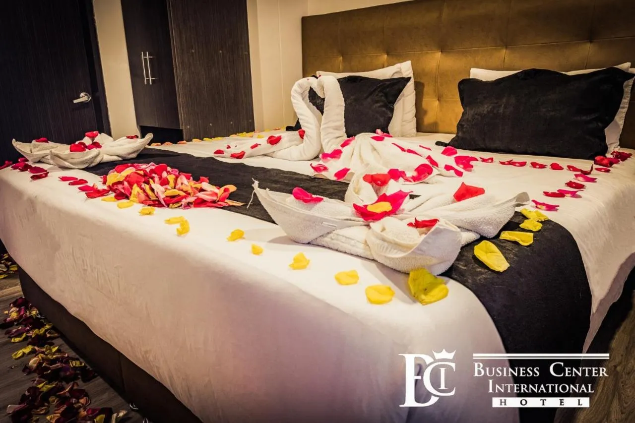 Bed in Hotel Business Center International