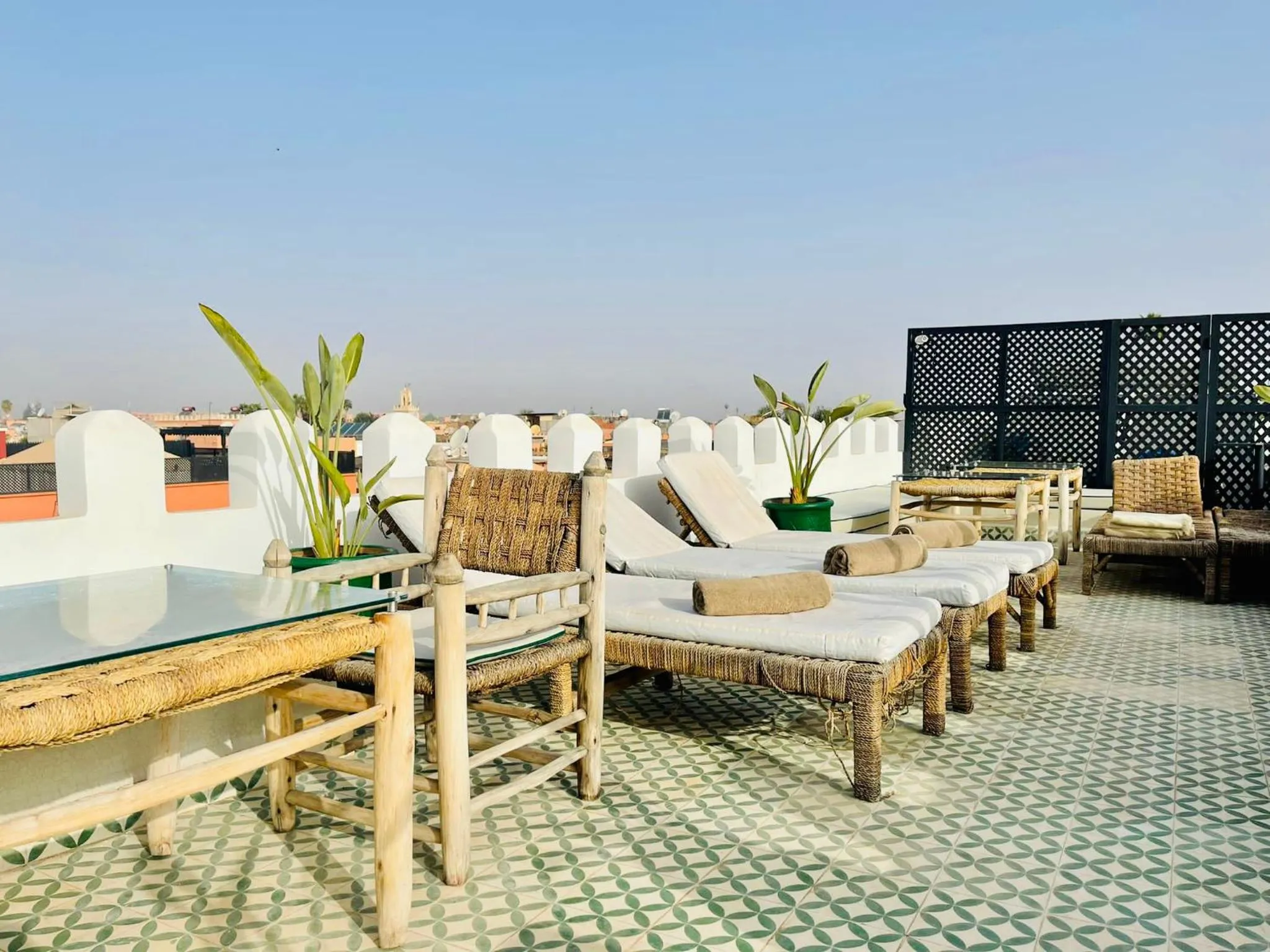 Solarium in Maison Chafia Boutique Hôtel & Spa