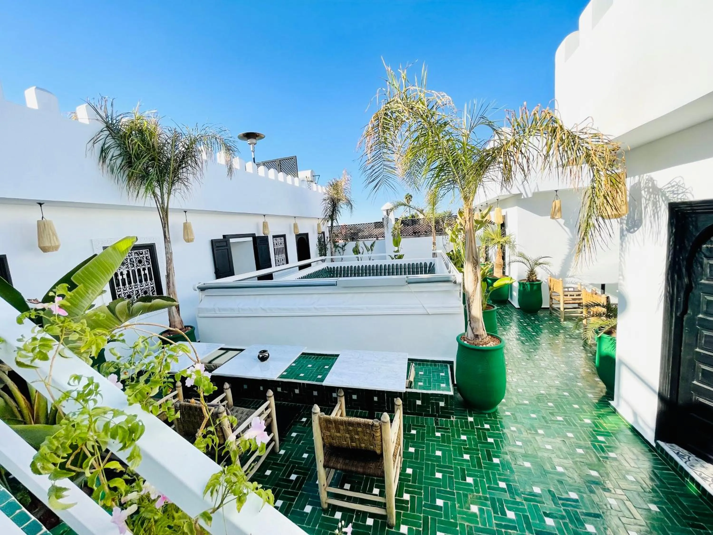 Patio in Maison Chafia Boutique Hôtel & Spa