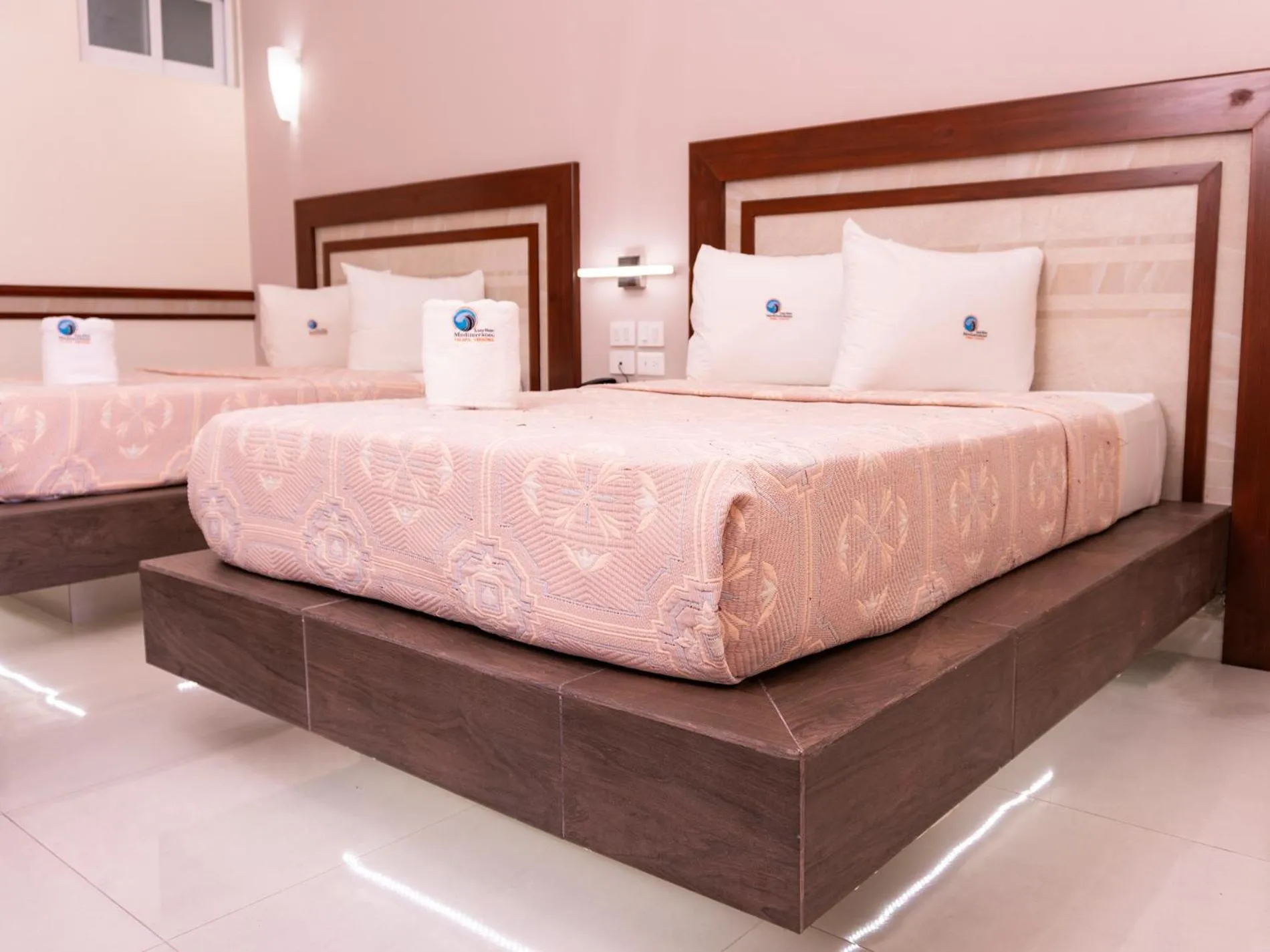 Bed in Auto Hotel Mediterráneo