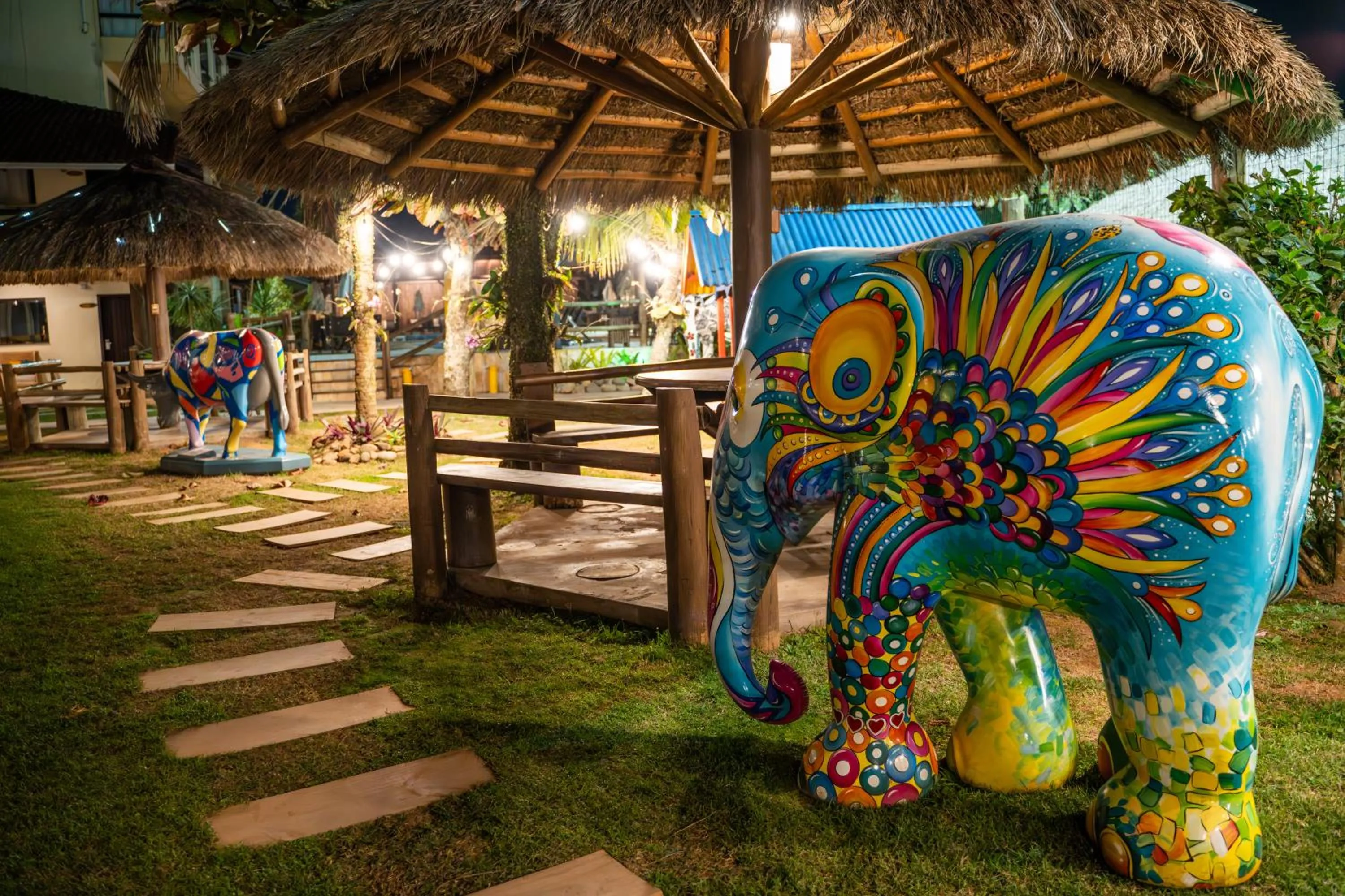 Garden in Pousada Pedra da Ilha