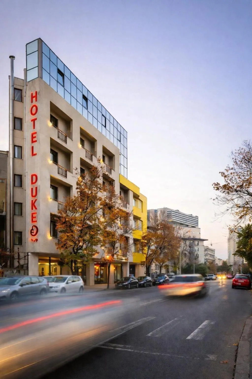 Facade/entrance in Hotel Duke Armeneasca City Center