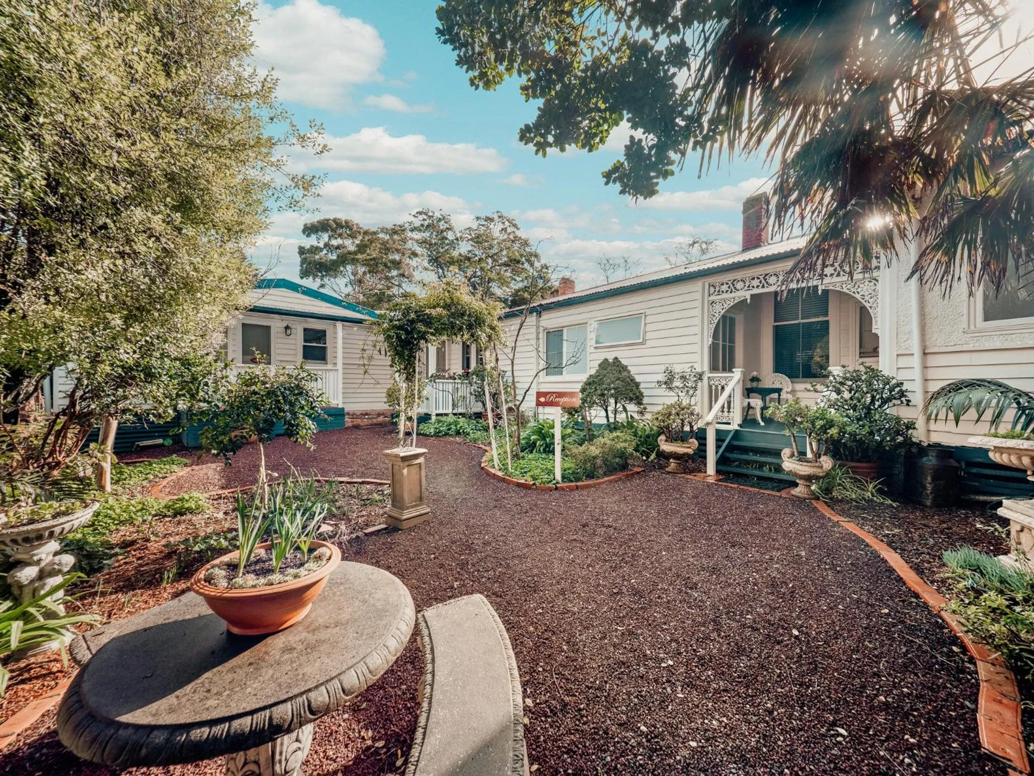 Garden in Genesta House