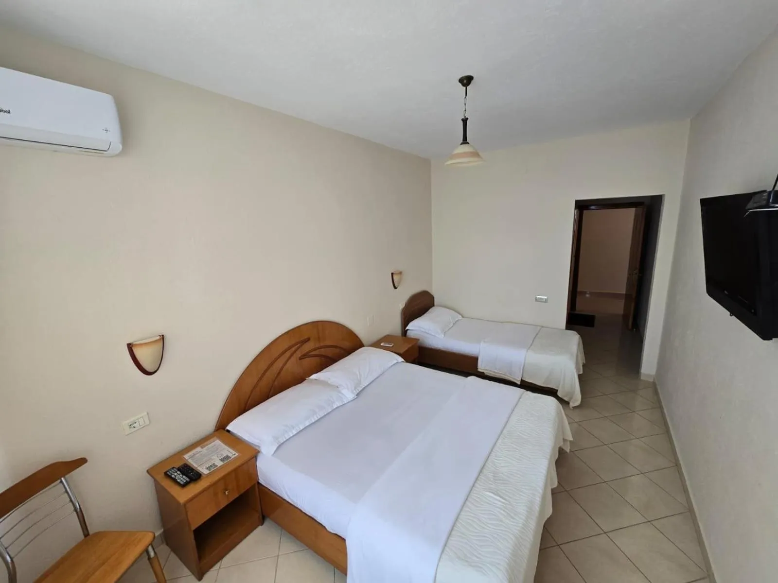 Bed in Hotel Belvedere