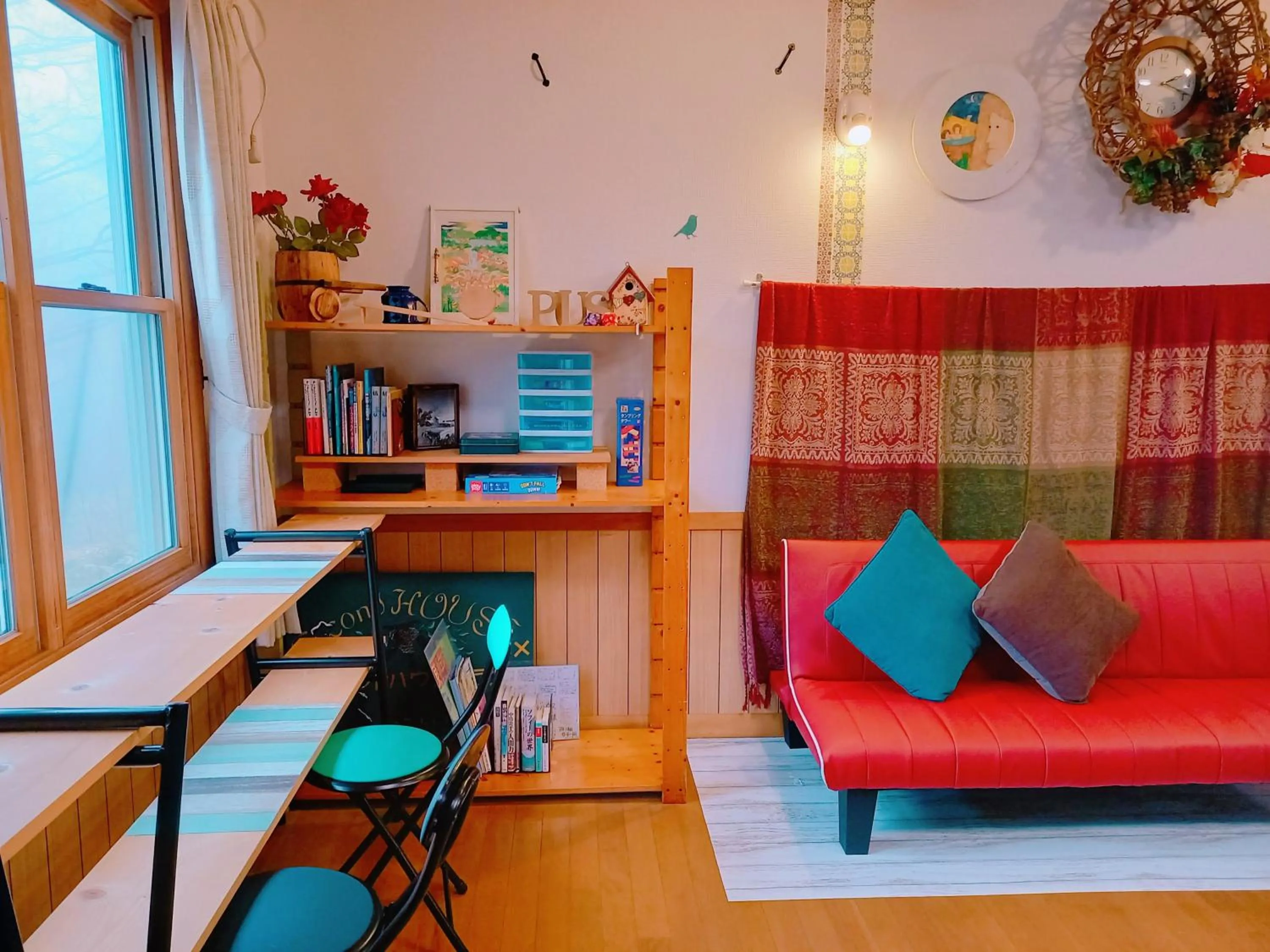 Living room in Second House Plus 1組貸し切りのペンション A one group booking per day lodging house