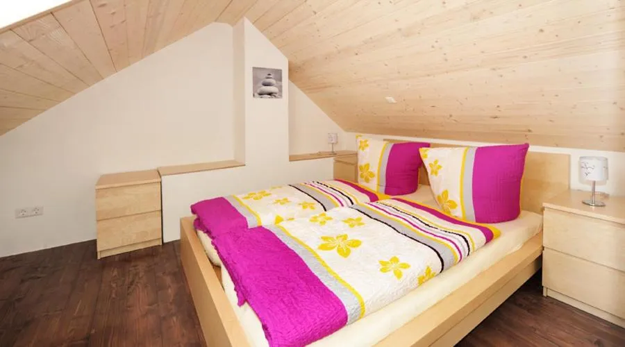 Bedroom, Bed in Bergoase Panorama-Apartments