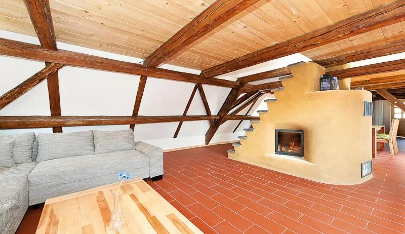 Living room in Bergoase Panorama-Apartments