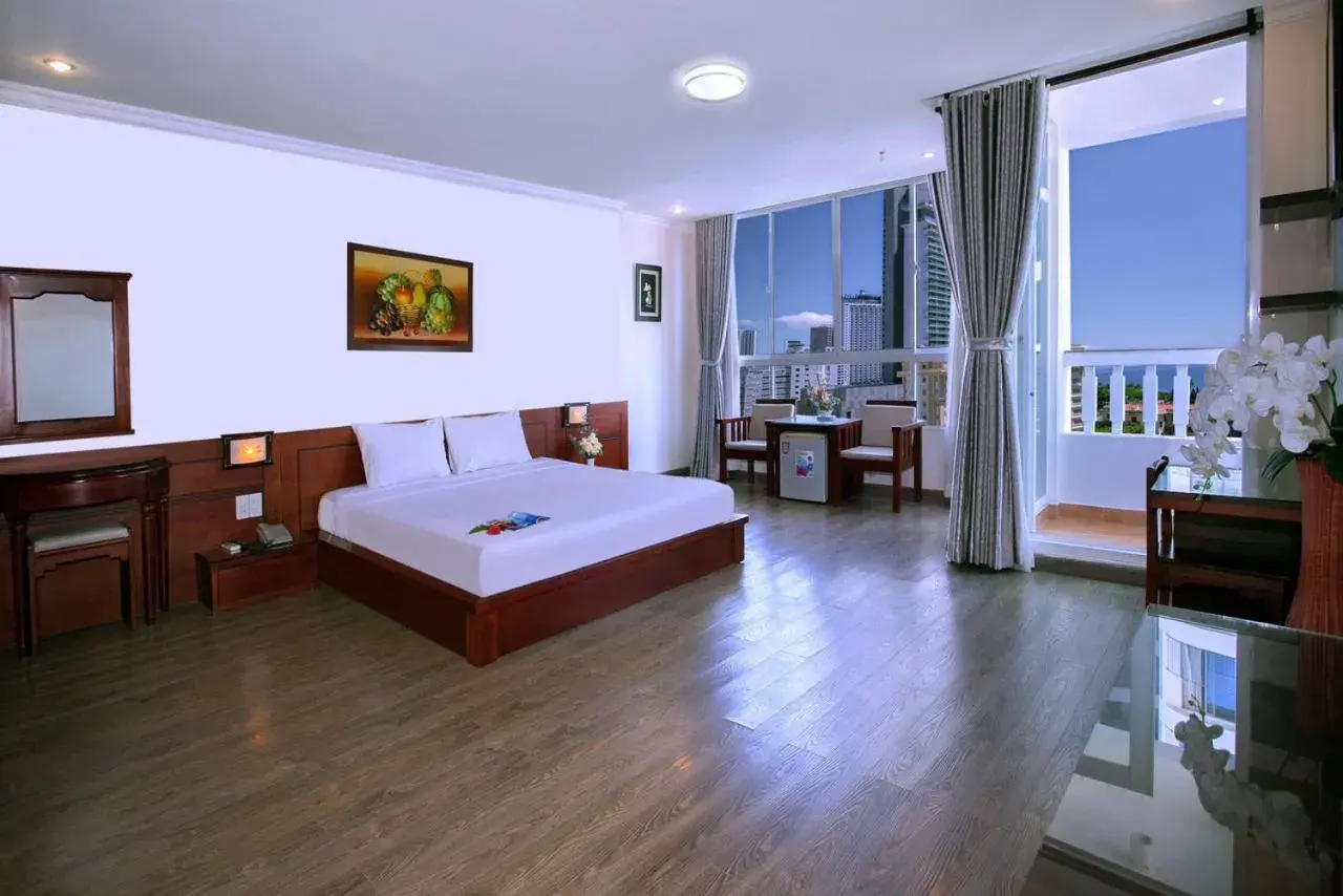 Bed in Nice Swan Hotel Bed in Nice Swan Hotel