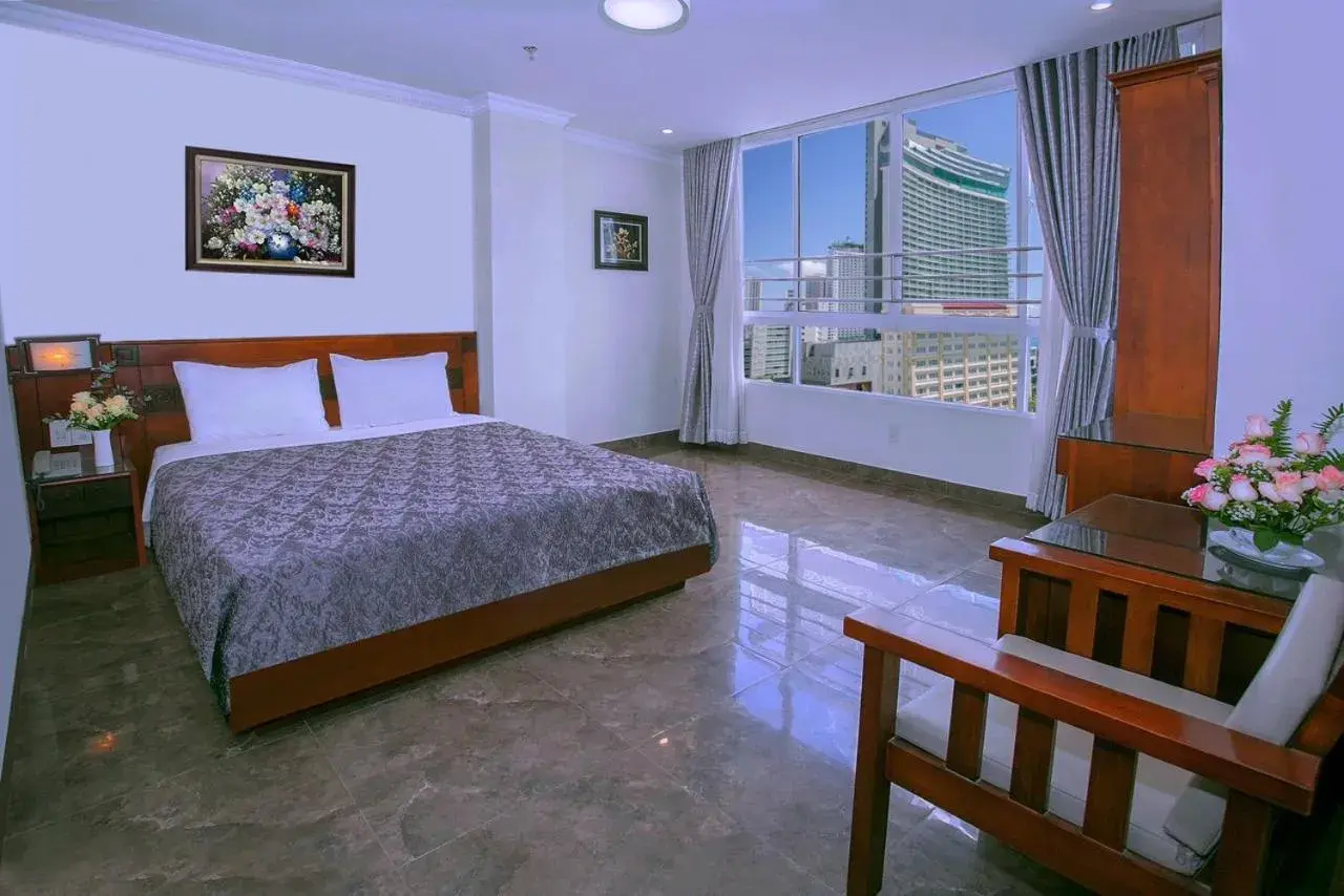 Bed in Nice Swan Hotel Bed in Nice Swan Hotel