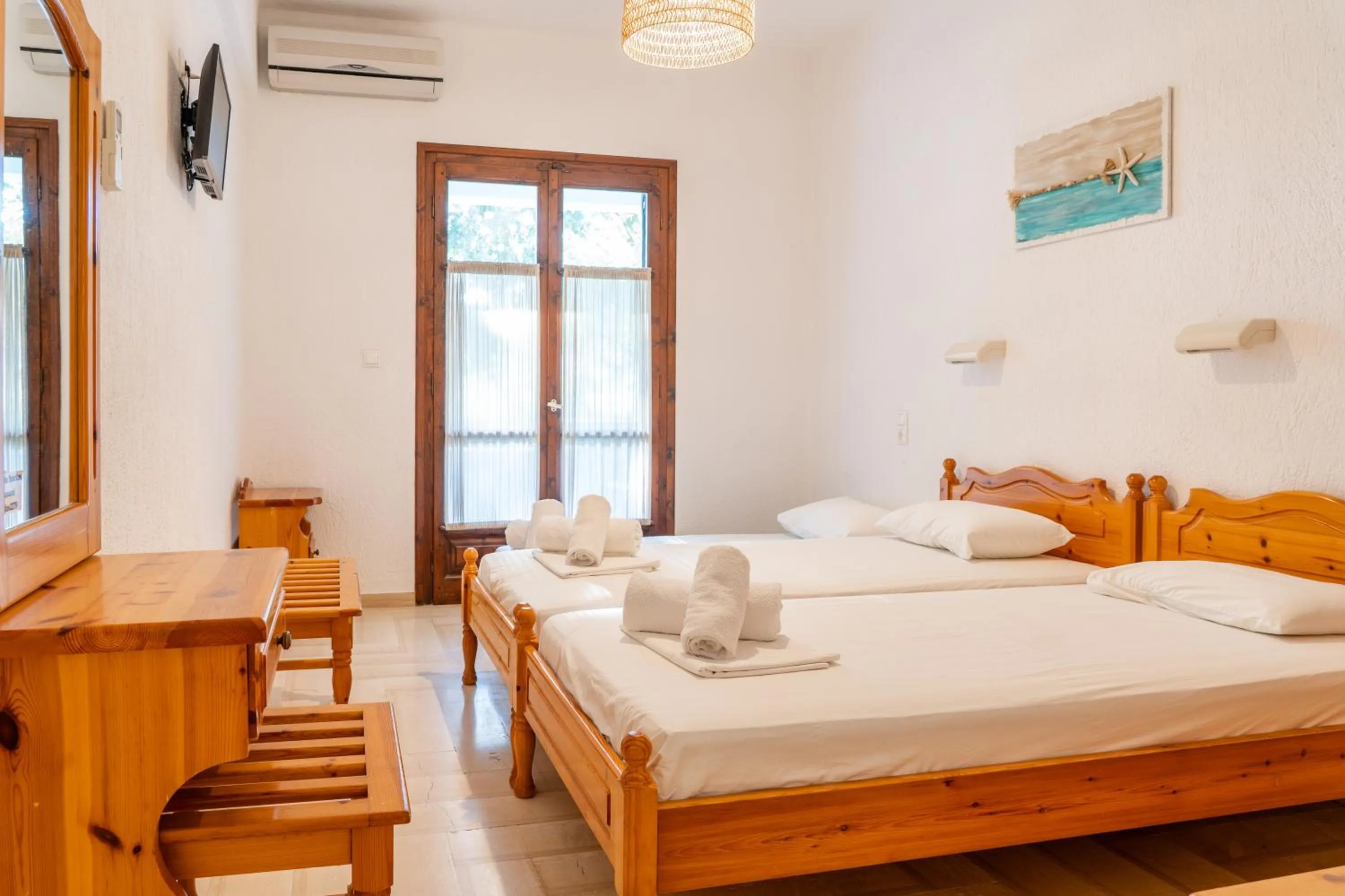 Bed in Villa Spartias