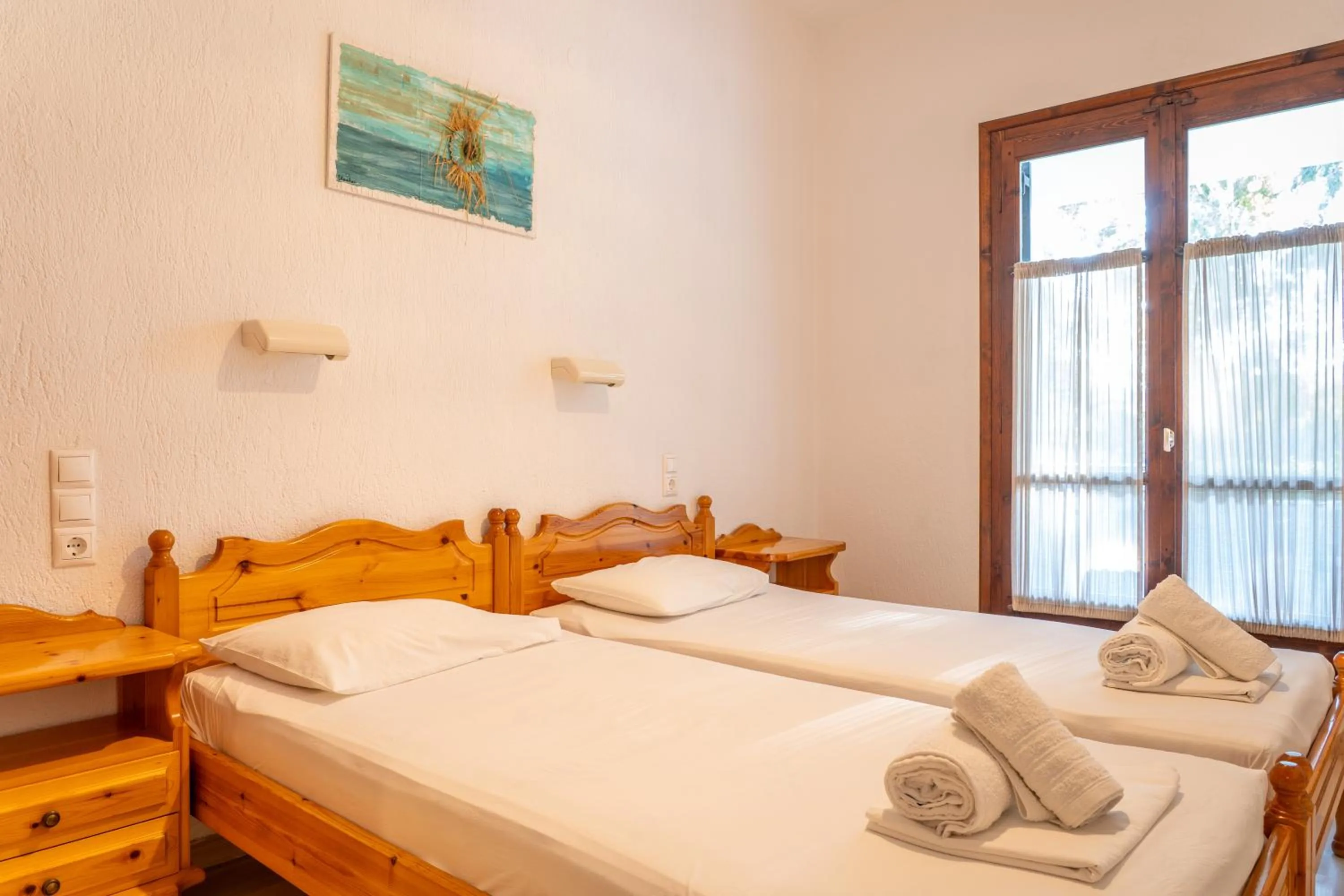 Bed in Villa Spartias