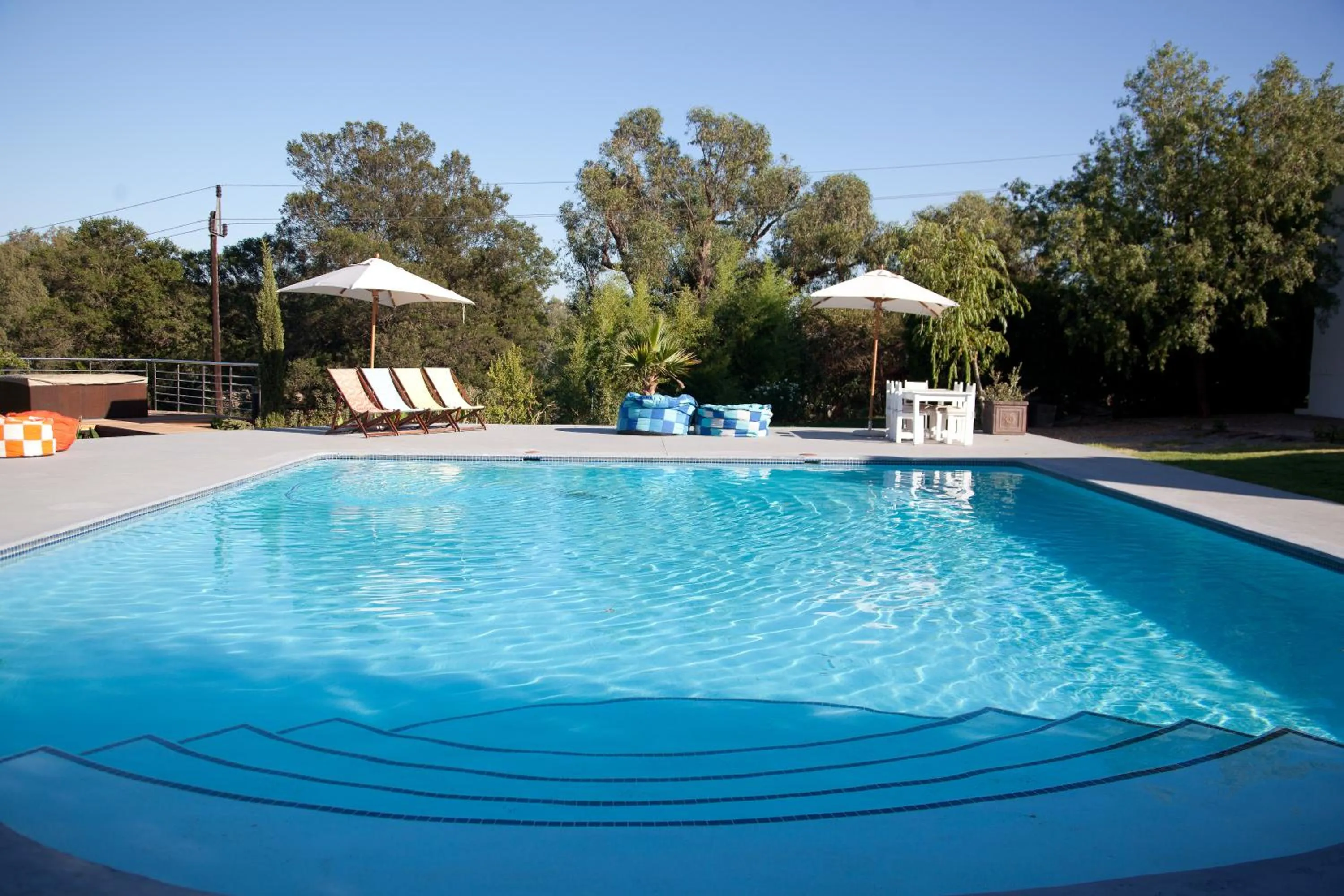 Swimming pool in Lady Loch Country House
