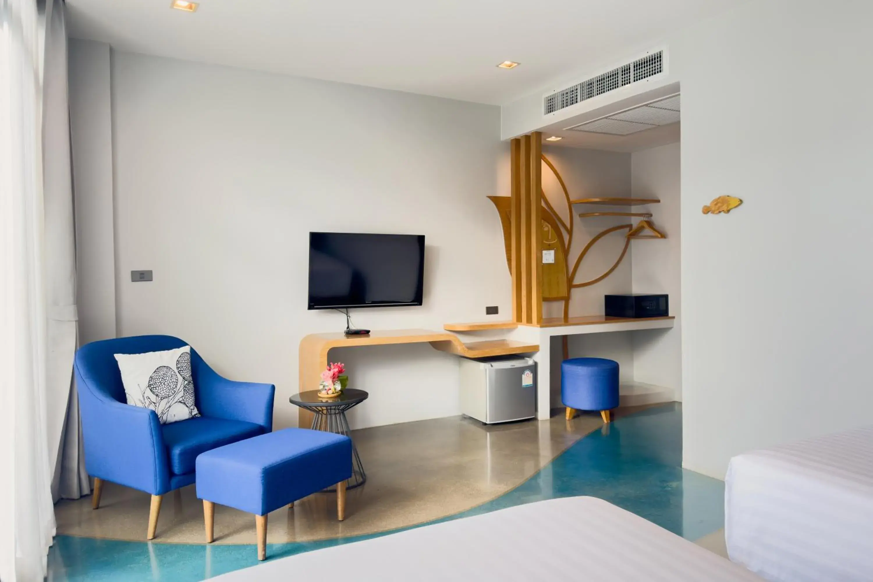 Bedroom in Na Tree Tara Riverside Resort Amphawa Damnoensaduak Bedroom in Na Tree Tara Riverside Resort Amphawa Damnoensaduak